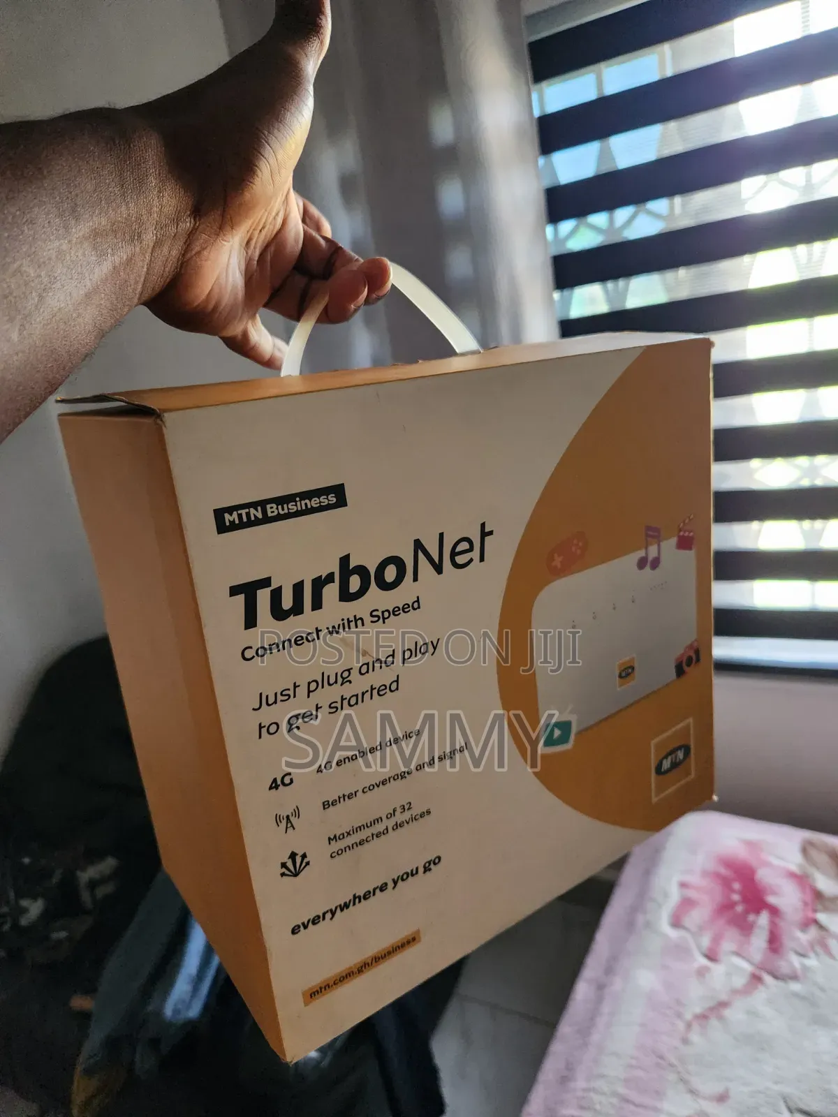 MTN Turbonet Router + Antenna in Box Without Sim
