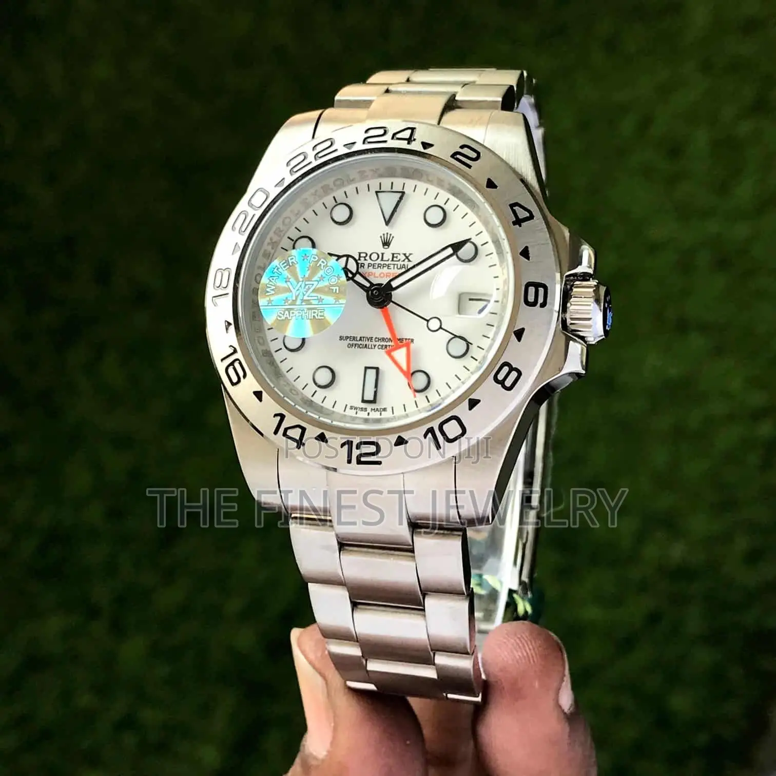 Rolex Explorer Ii "Polar" Features a White Dial and an Orange