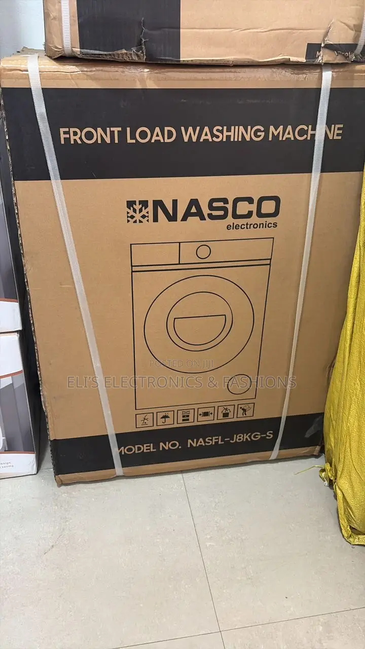 Nasco 8kg Full Automatic Front Load Washing Machine