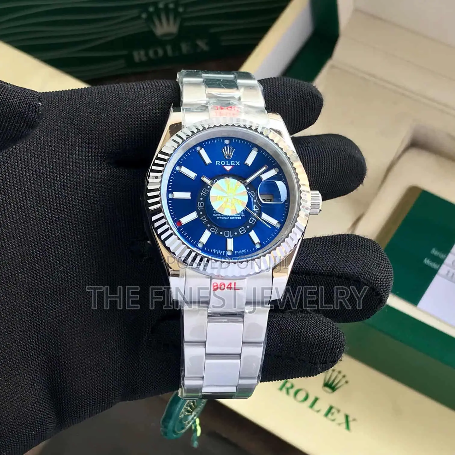 Rolex Sky-Dweller Watch Features a Striking Bright Blue Dial
