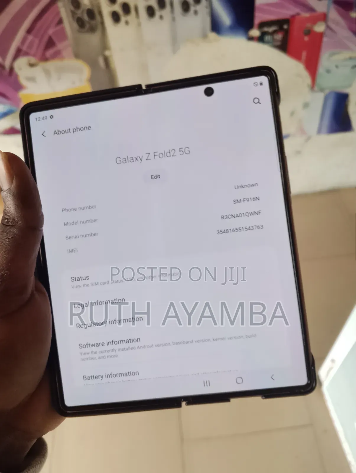 Samsung Galaxy Z Fold 2 256 GB Black