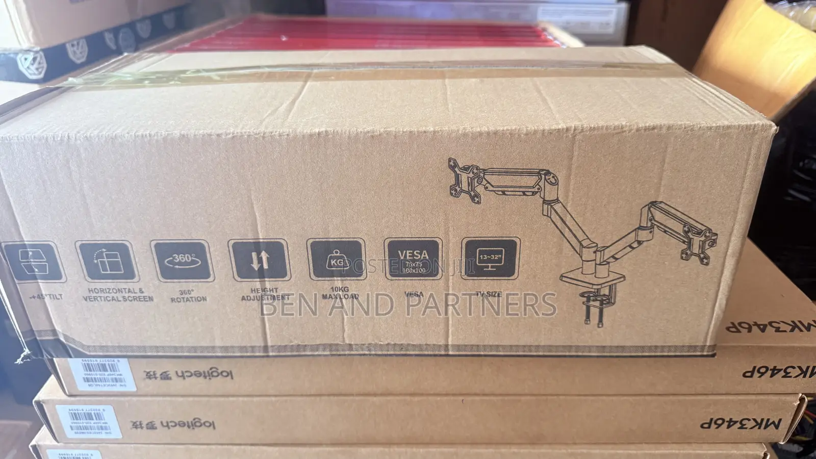Dual Robotic Monitor Arm