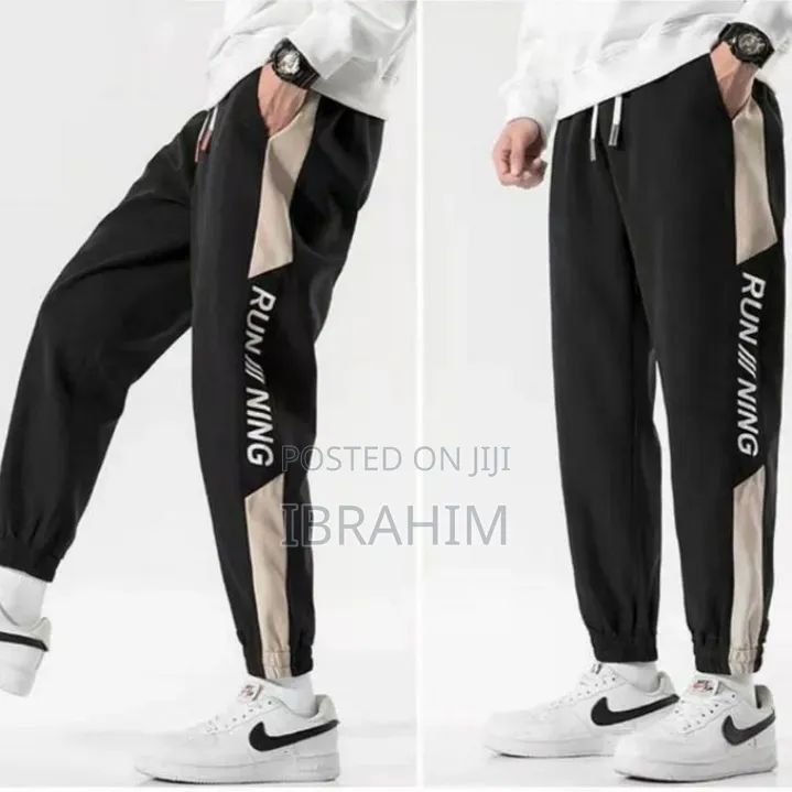 Lightweight Elastic Sporty Pants for Joggers and Casual Daily Use