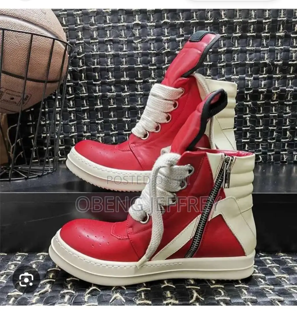 Original Rick Owen’S High/Low Red