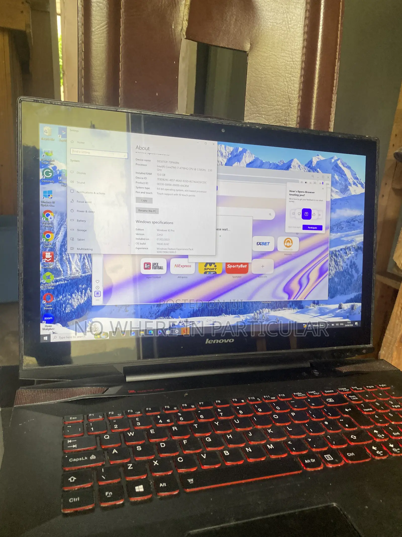 Laptop Lenovo IdeaPad Y730 12GB Intel Core i7 SSHD+SSD 1T