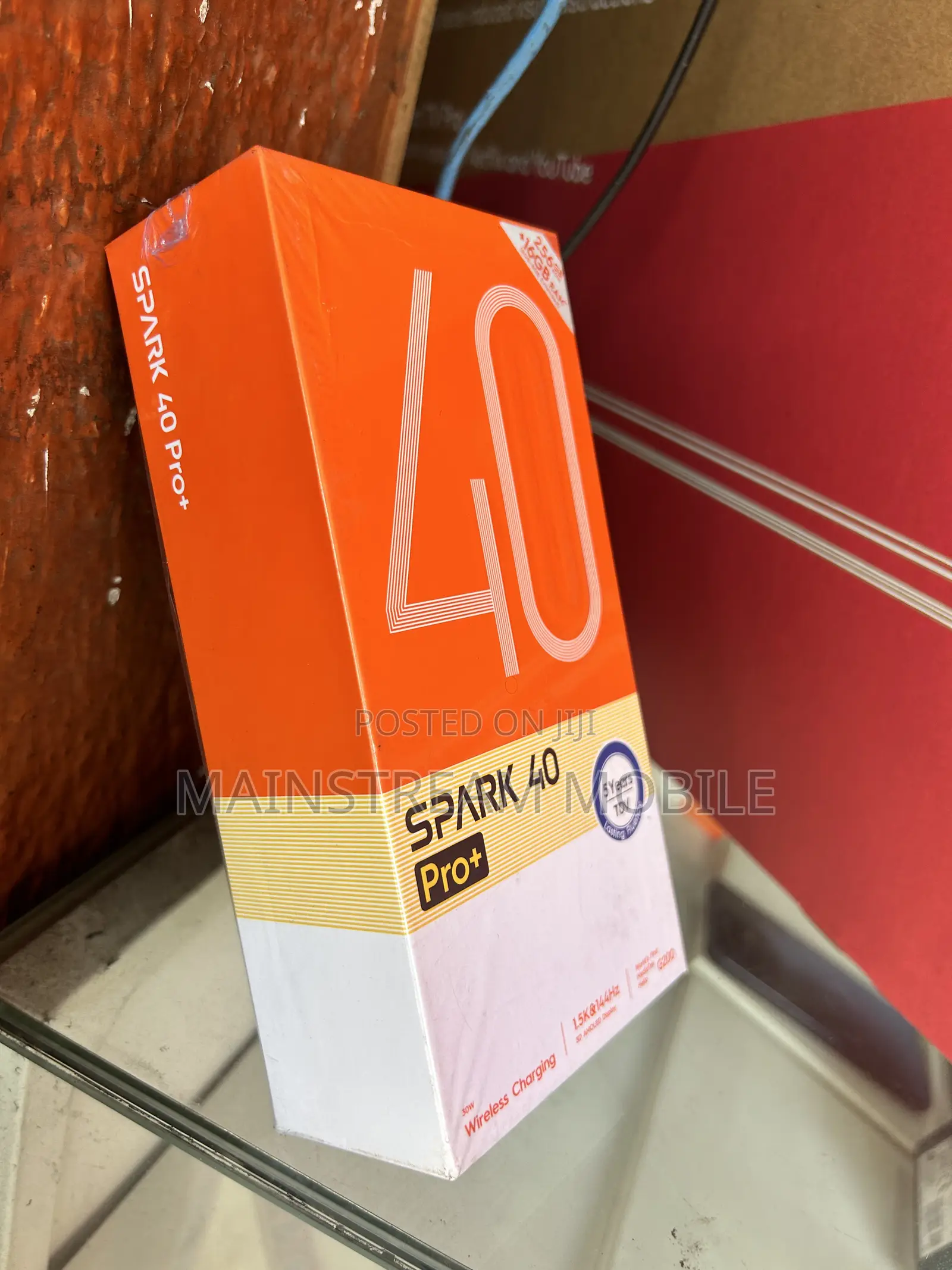 New Tecno Spark 40 Pro+ 256 GB Black