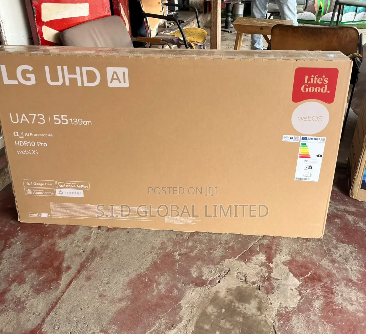 See Finer Details With Absolute Clarity on Lg 55" Uhd Smart Tv
