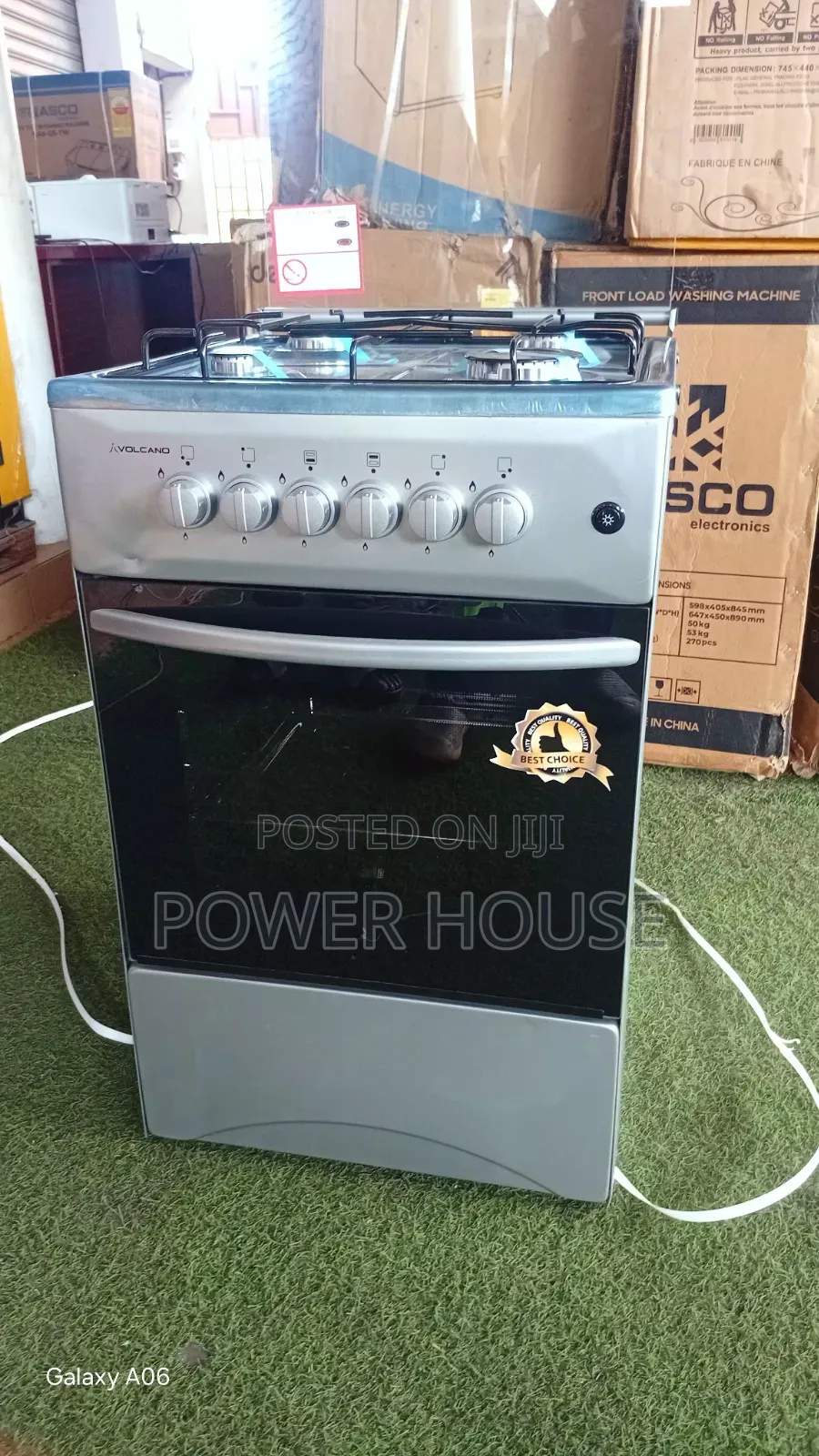 Perfect Family Cooker – Volcano 4-Burner (3 Gas + 1 Electric)