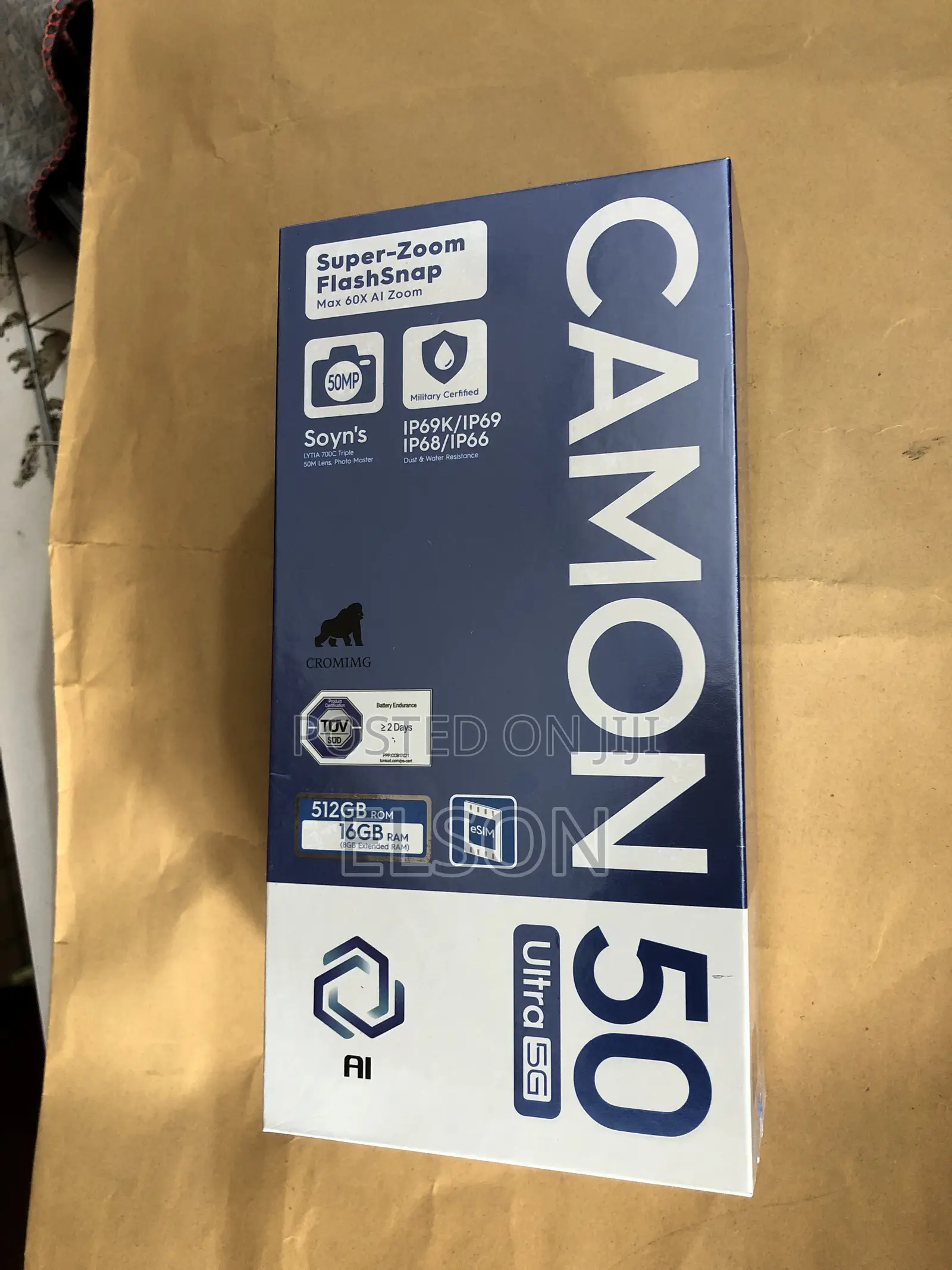 New Tecno Camon 50 Ultra 512 GB Purple