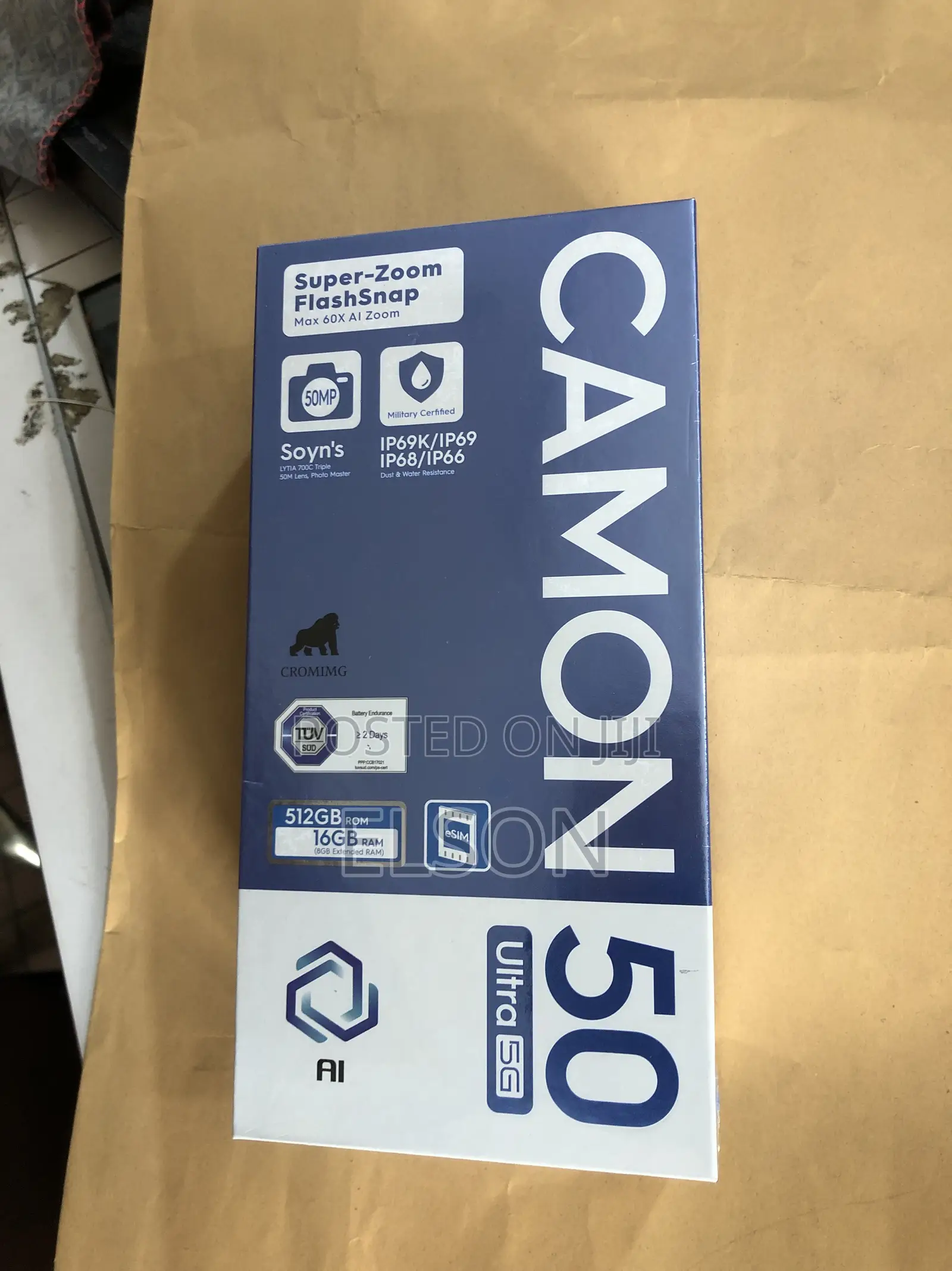 New Tecno Camon 50 Ultra 512 GB Purple