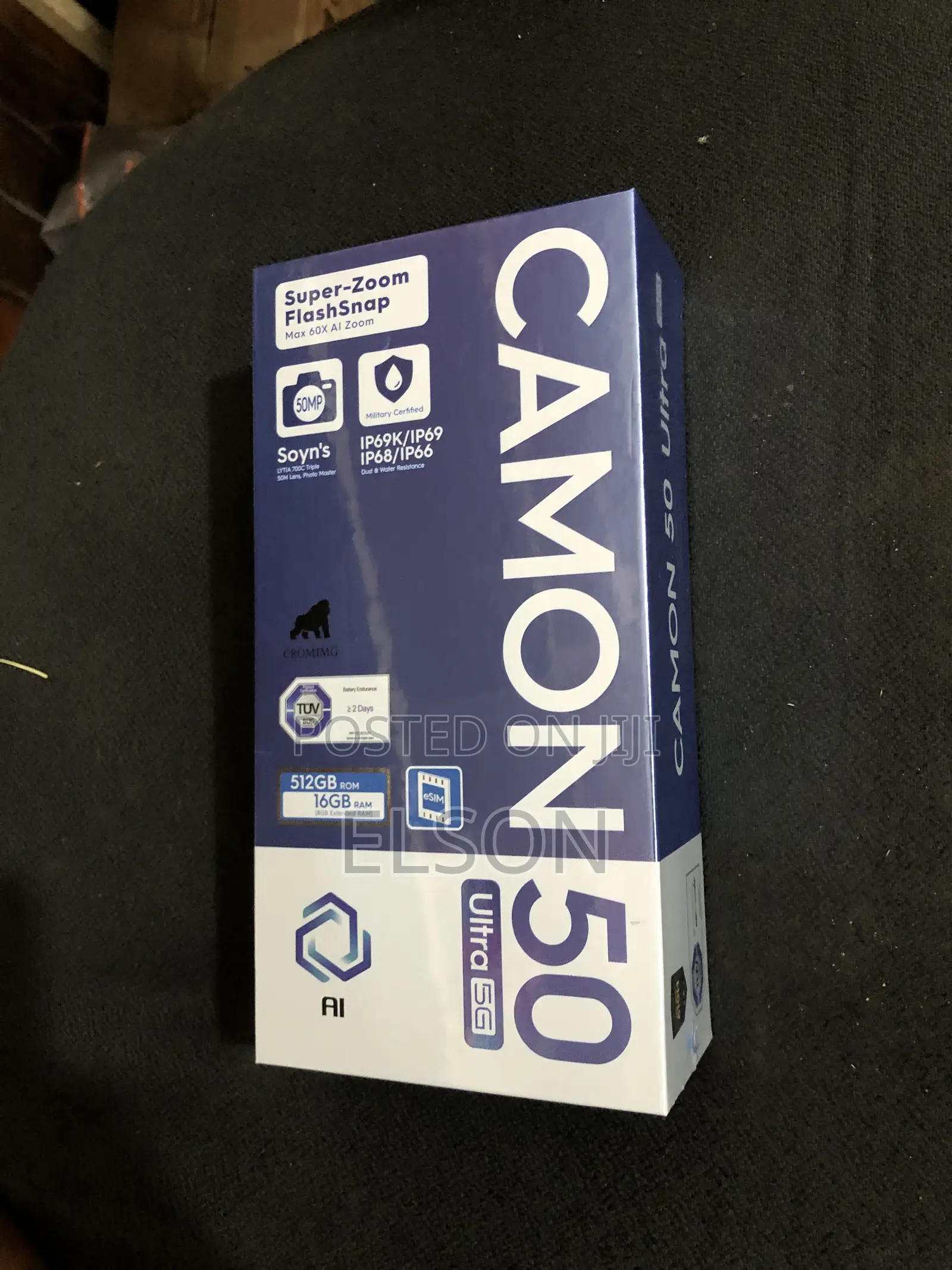 New Tecno Camon 50 Ultra 512 GB Purple