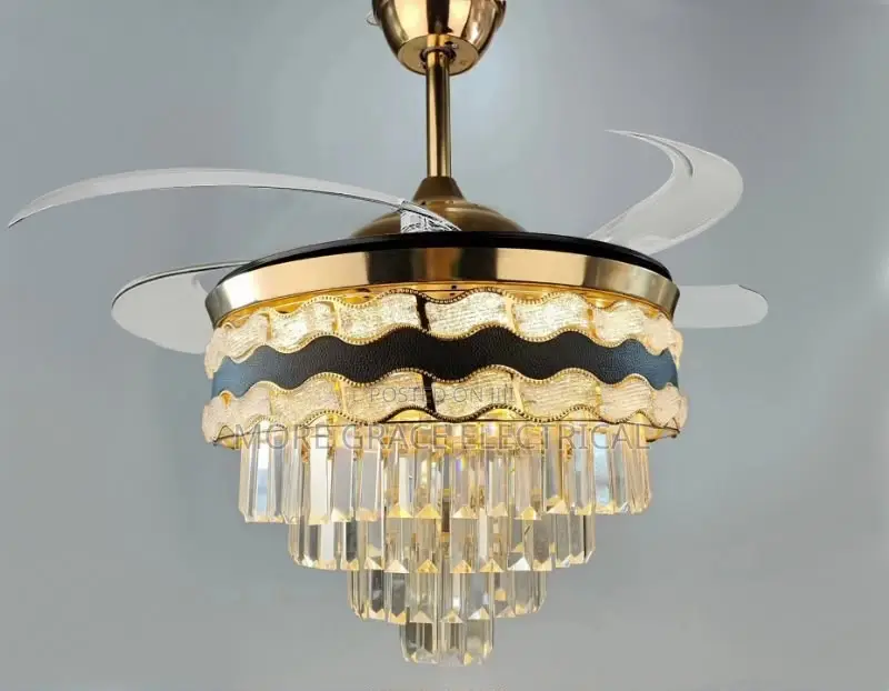 Gold Color Fan Light