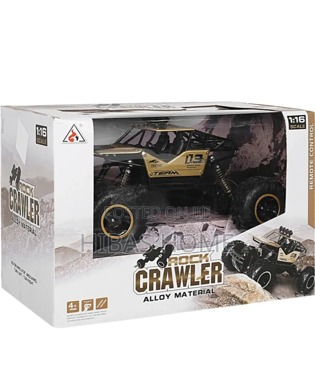 1:12 Scale Rock Crawler Rc Truck,Alloy Metal Body High-Strength Shocks
