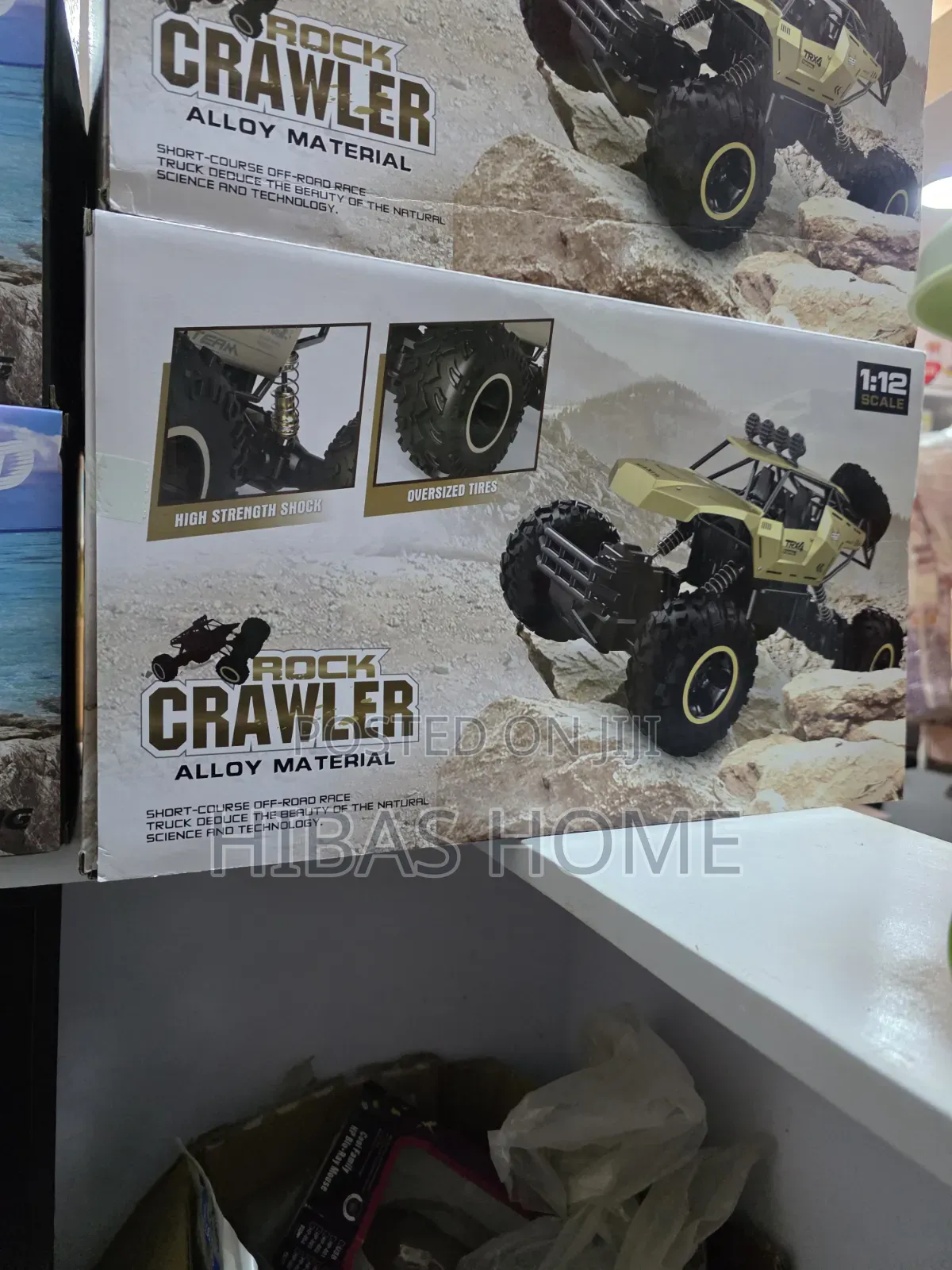 1:12 Scale Rock Crawler Rc Truck,Alloy Metal Body High-Strength Shocks