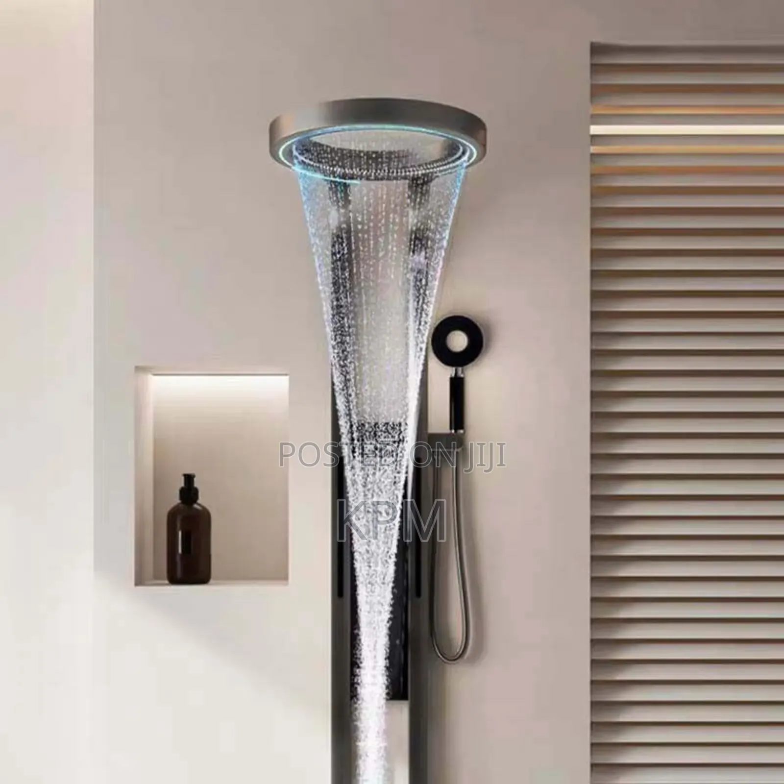 Ring Overhead Massaging Digital Shower Panel