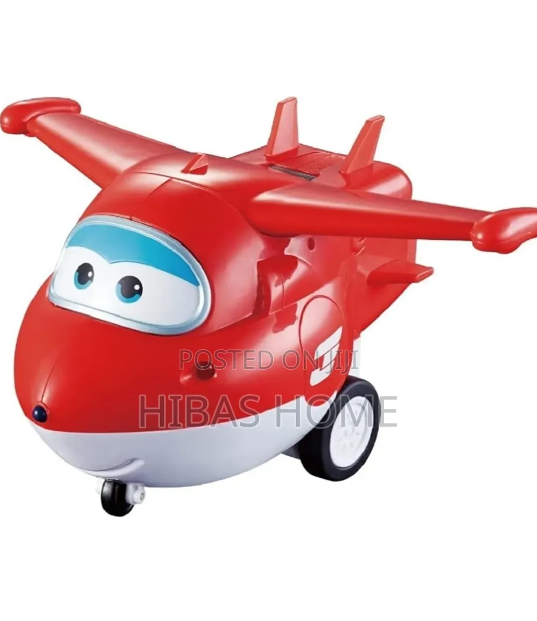 Super Wings, Remote Jett Toy, 360-Degree Rotation, Lights, and Sounds