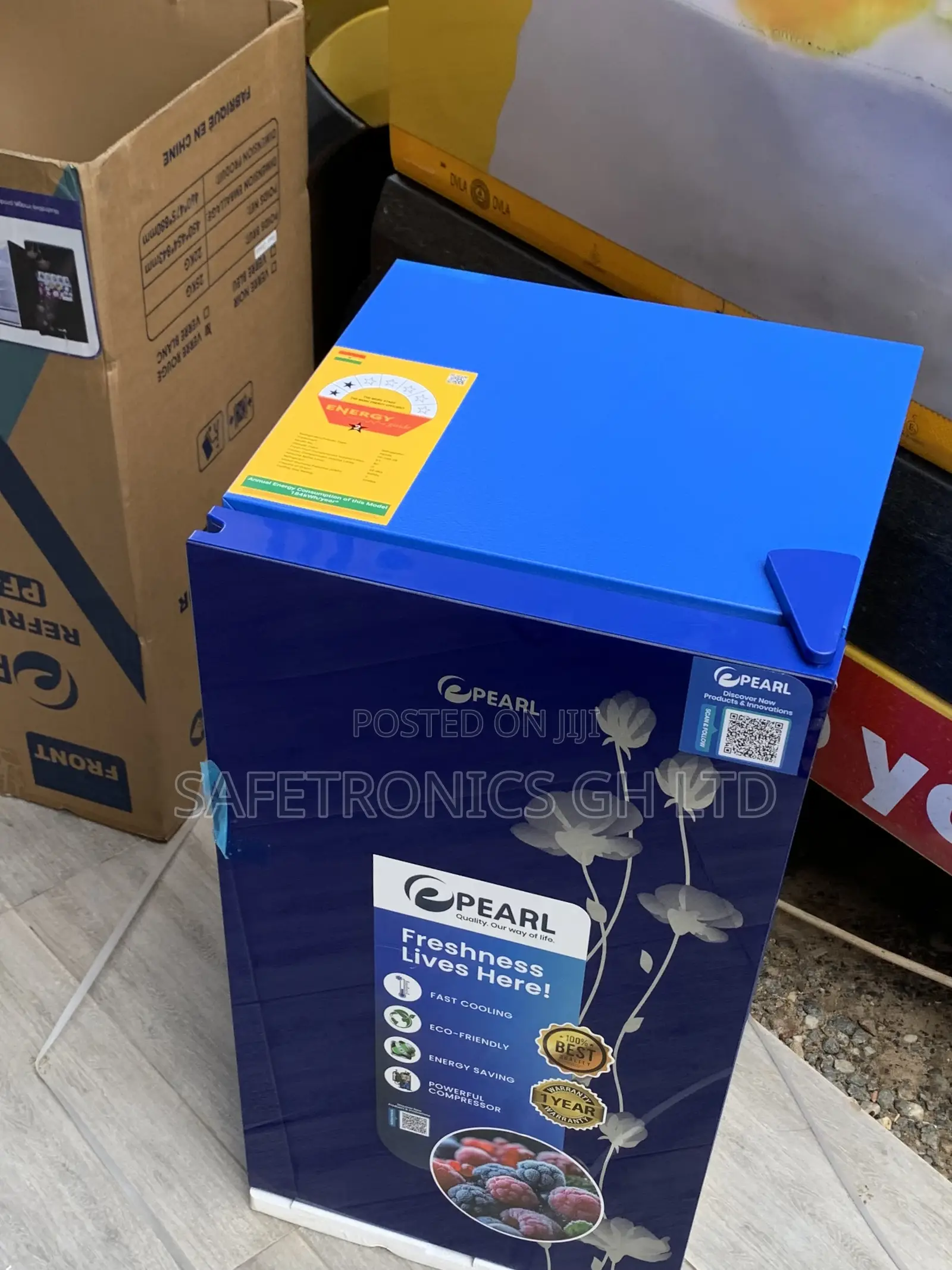 Newest Update Pearl 95liters Double Door Table Top Fridge