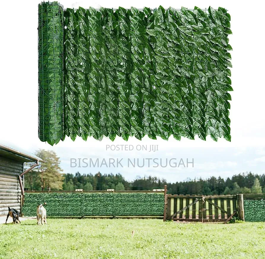 1m X 3m Artificial Ivy Privacy Flower Fence