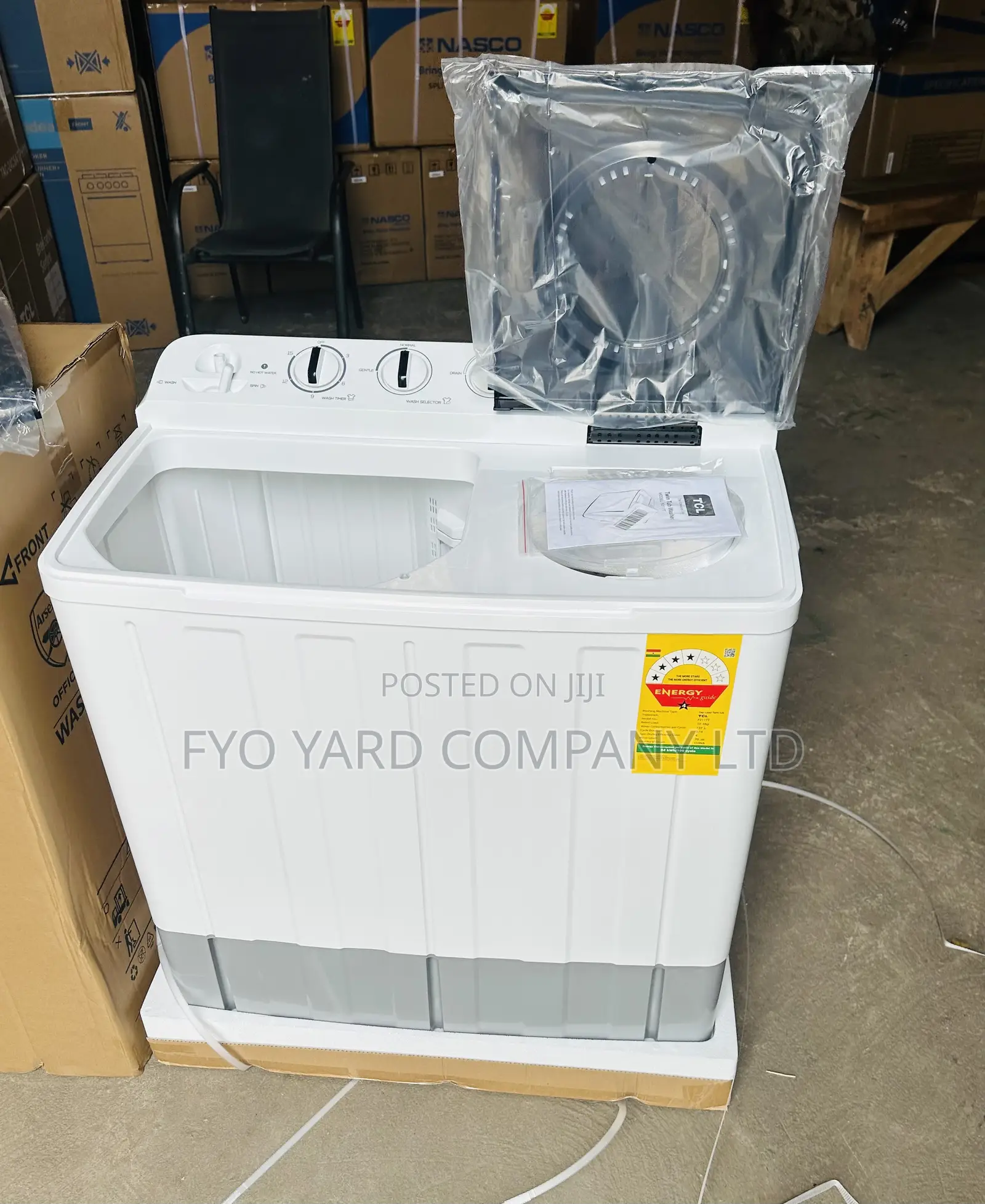 Original TCL 10kg Turbo Washing Semi Auto Washing Machine