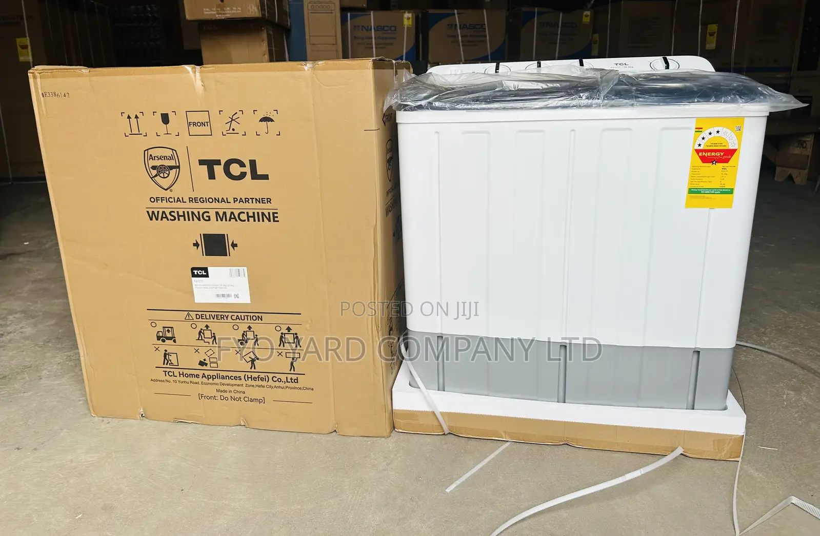 Original TCL 10kg Turbo Washing Semi Auto Washing Machine
