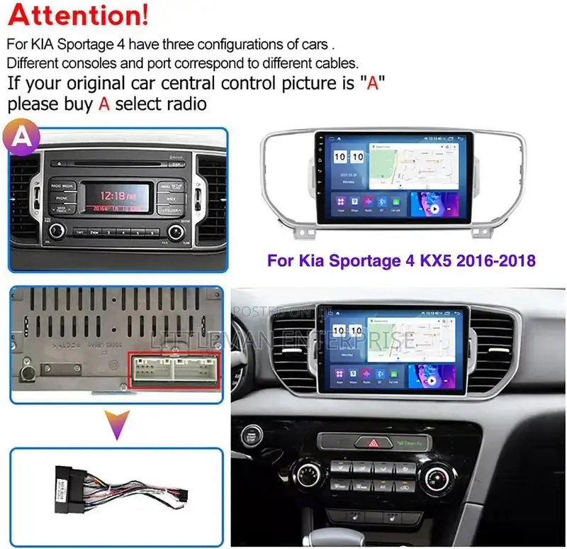 Kia Sportage 2016 – 2018 Android Player
