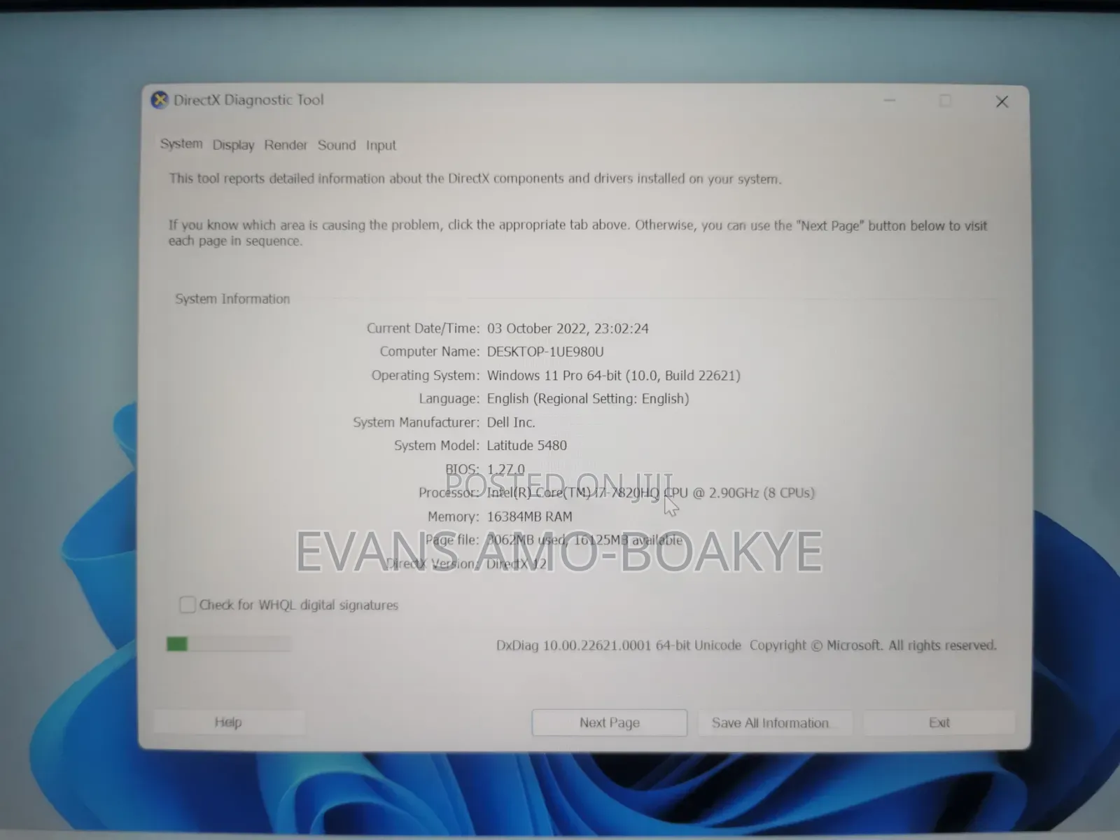 Laptop Dell Latitude 5480 16GB Intel Core i7 SSD 256GB