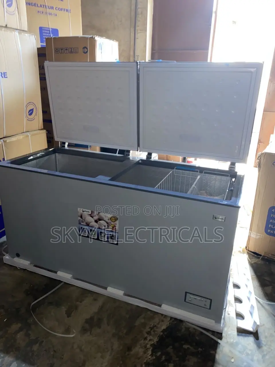Massive Pearl 508liters Double Door Chest Freezer
