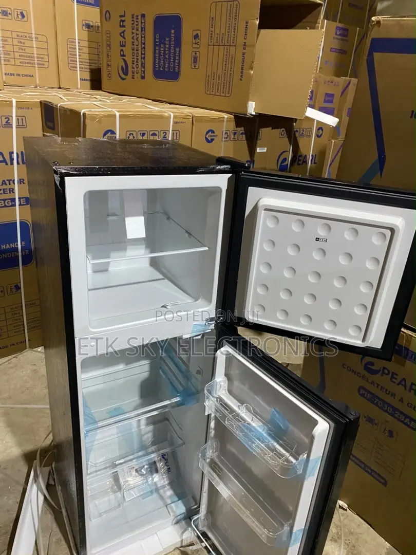 Pearl P-F216tbg-5e 136 Liters Top Freezer Double Glass Door