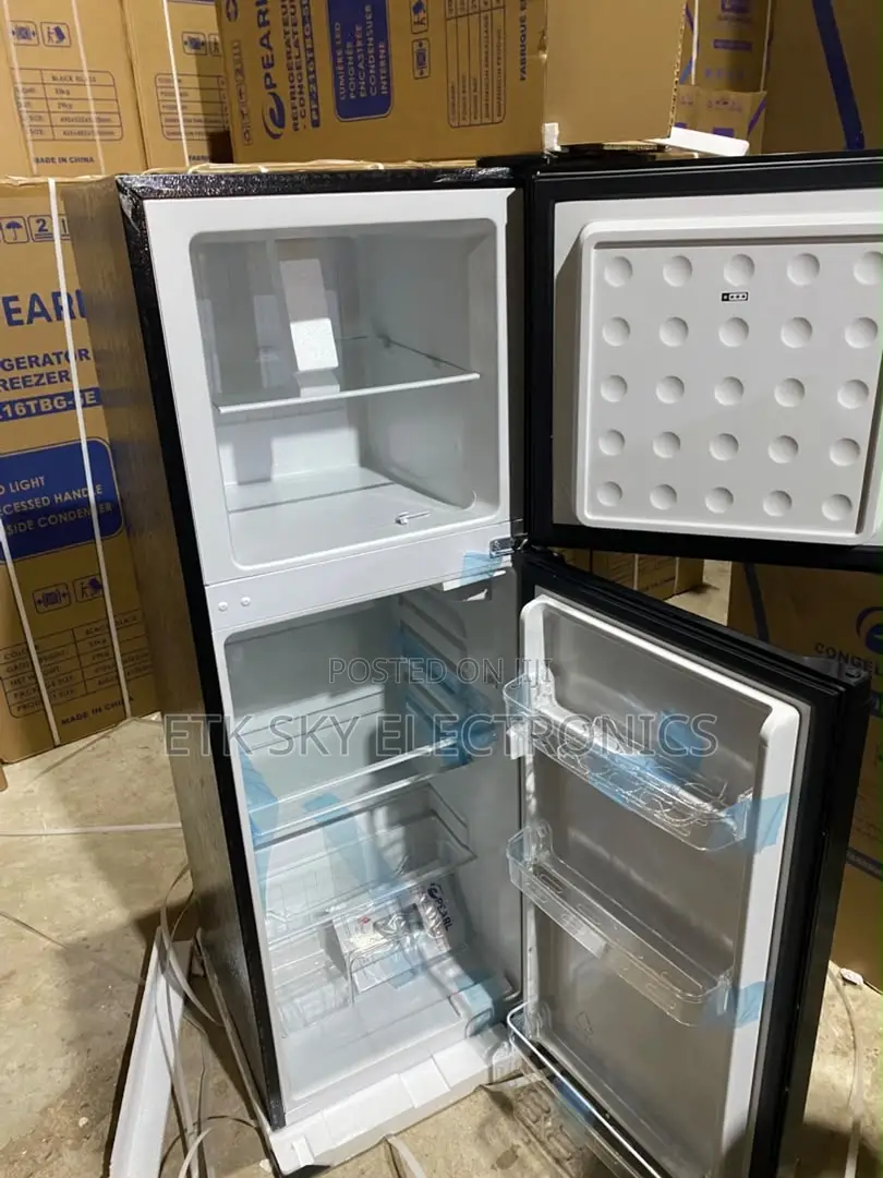 Pearl P-F216tbg-5e 136 Liters Top Freezer Double Glass Door