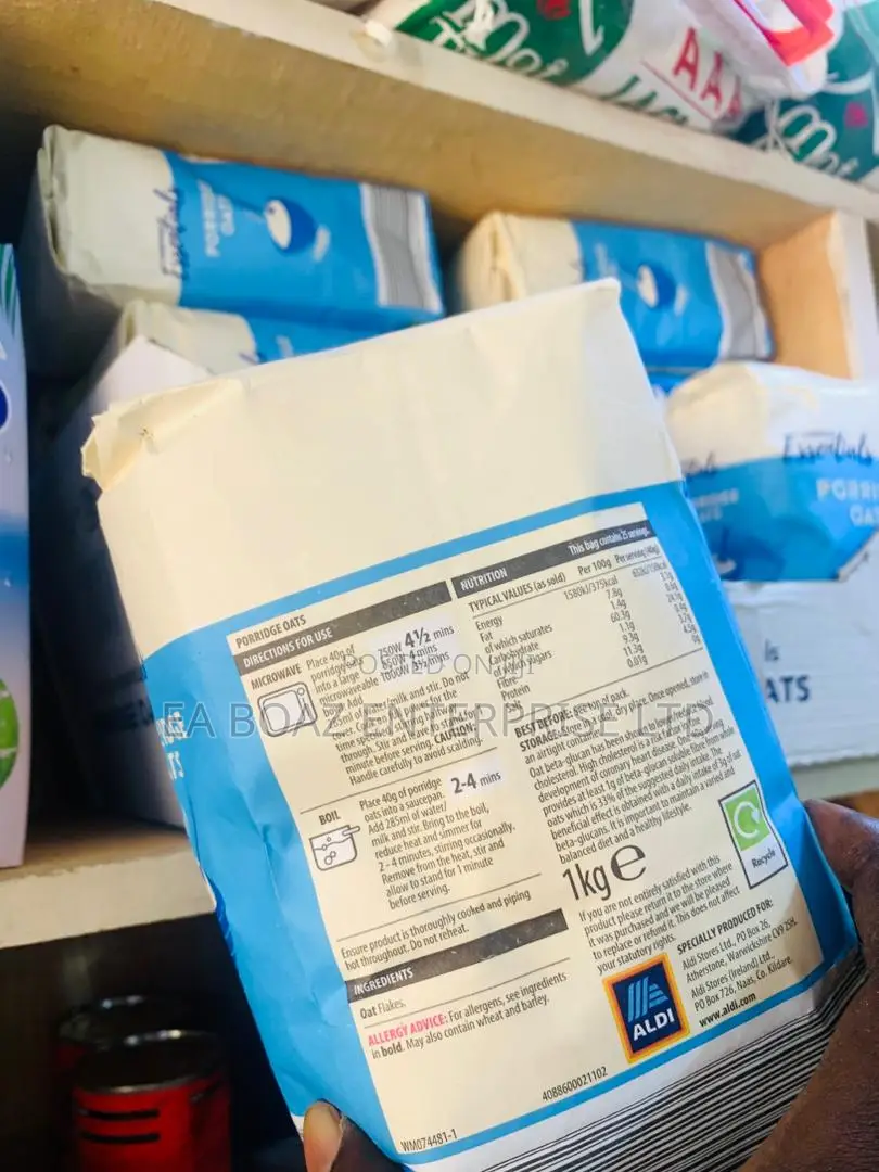 Everyday Essential Porridge Oat Paper Packaging, 1kg E From Uk