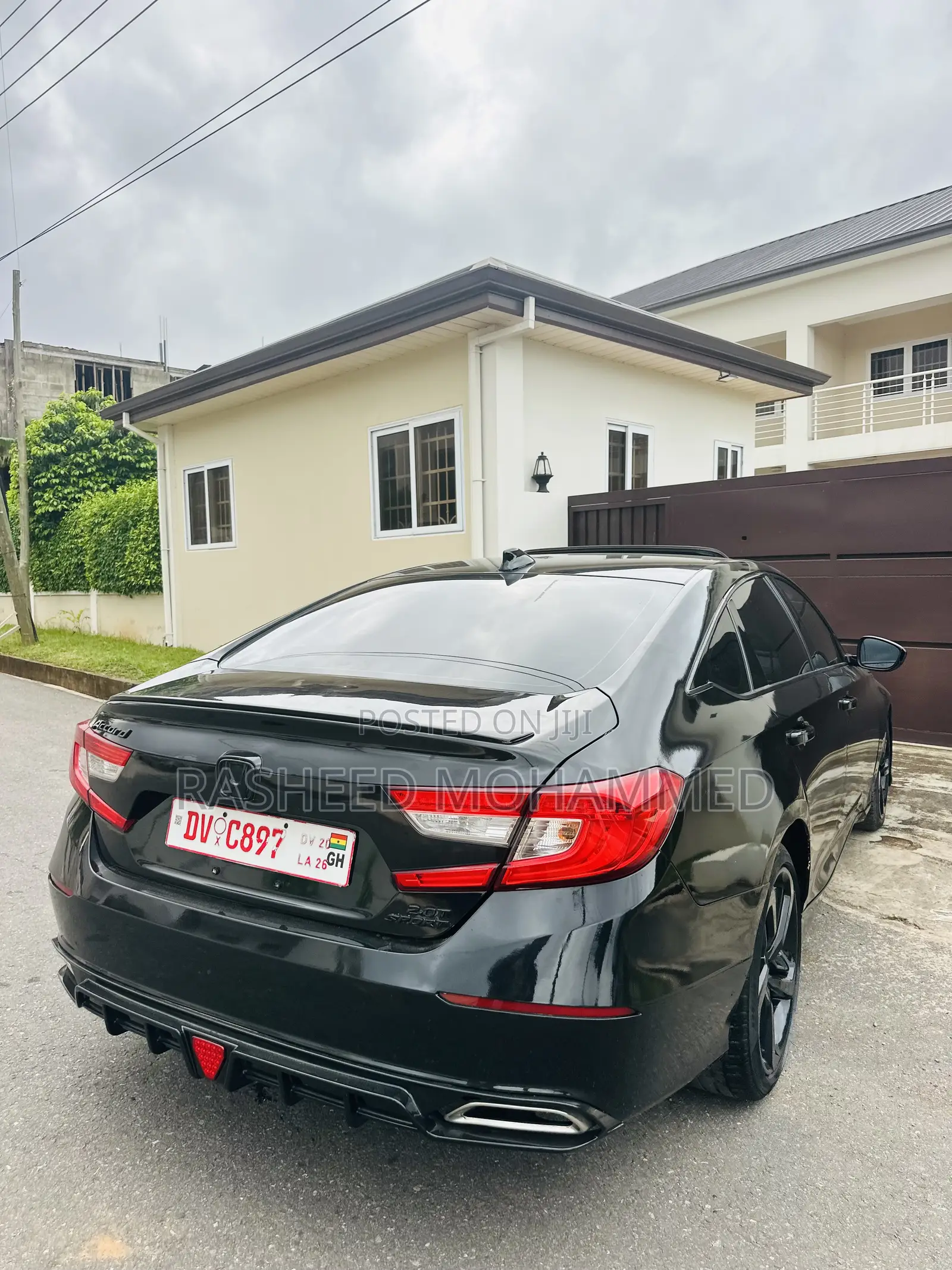Honda Accord Sport (2.0L 4cyl Turbo 10A) 2019 Black