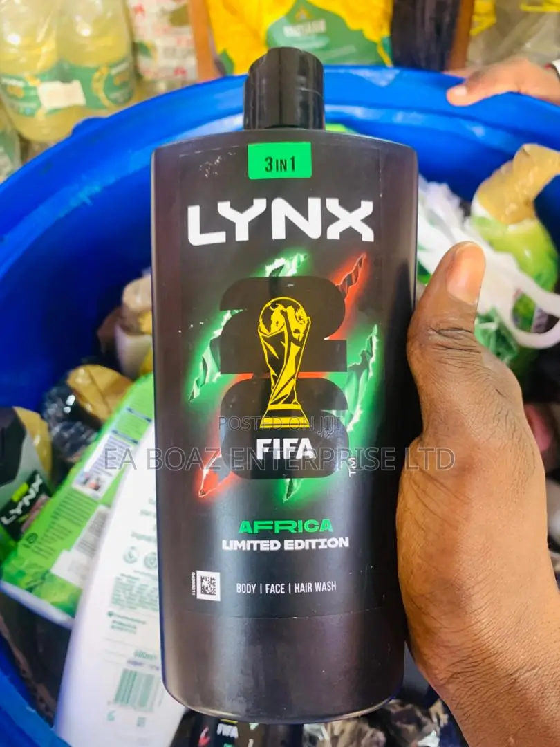 Lynx Body Shower Gel Limited Edition Fifa XXXL Africa ,750ml From Uk