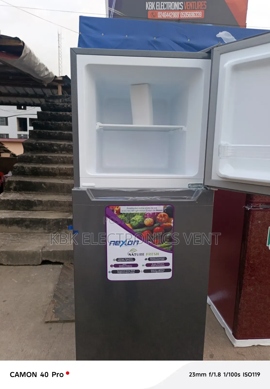 Nexon 168liters Double Door Refrigerator