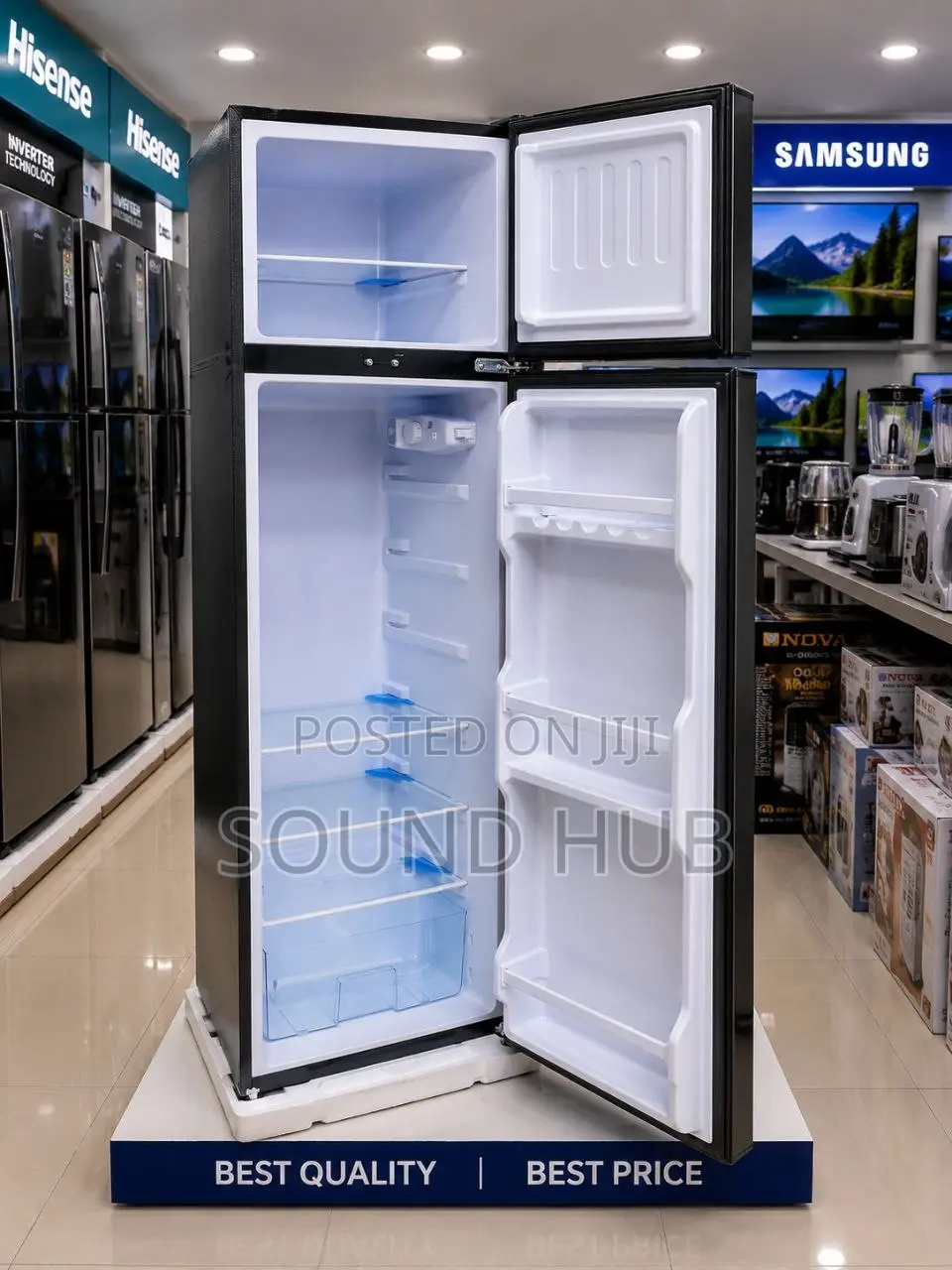 Zara Fridge 280fl-Stop Freezer 168 LTR - Back Side Lock and Key