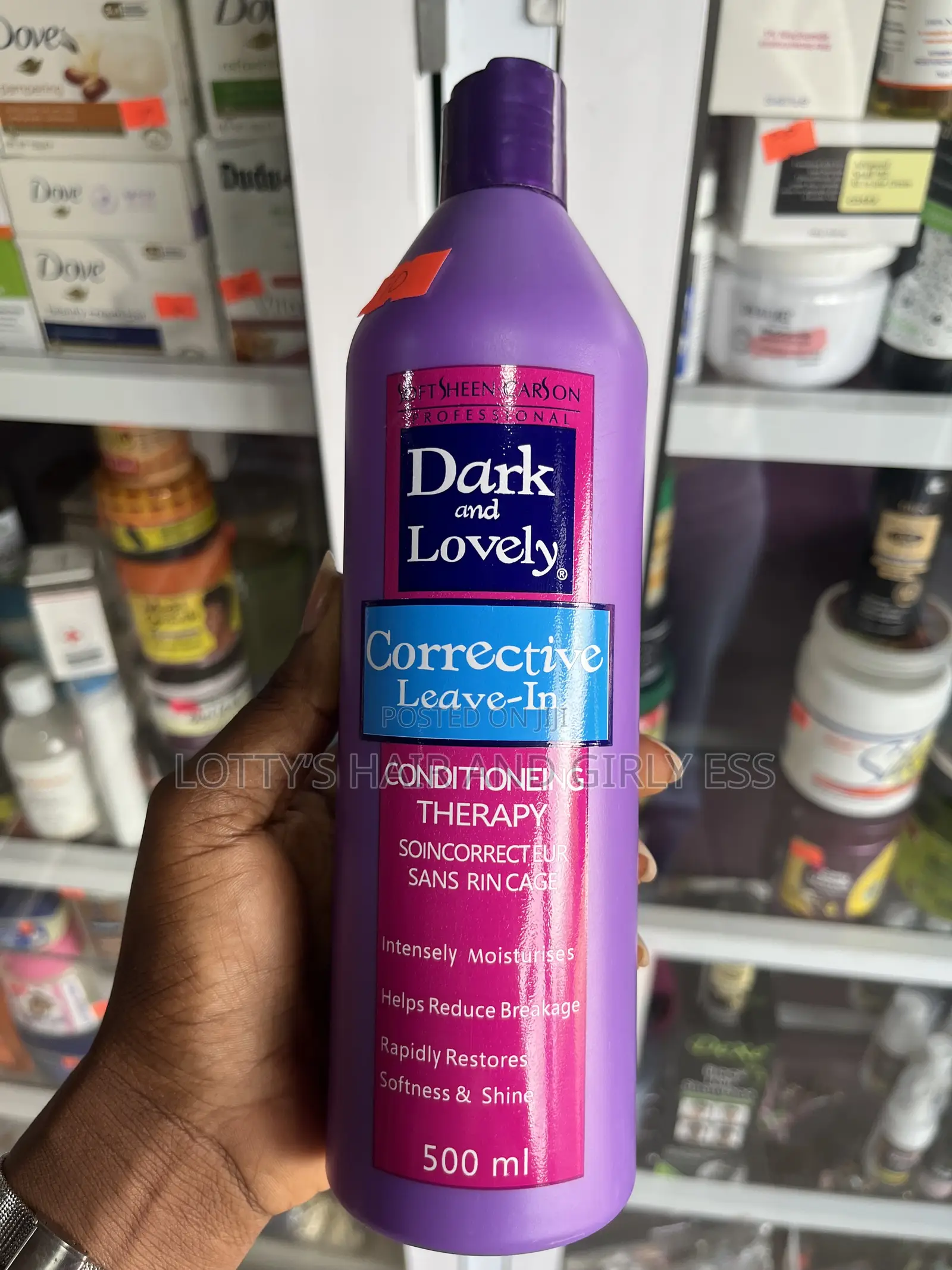 Dark and Lovely Corrective Leave -in 500ml Conditioning Therapy