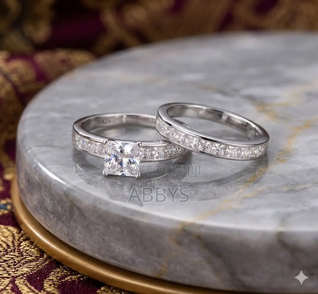 2pcs Eternal Glow Pure 925 Sterling Silver Ring