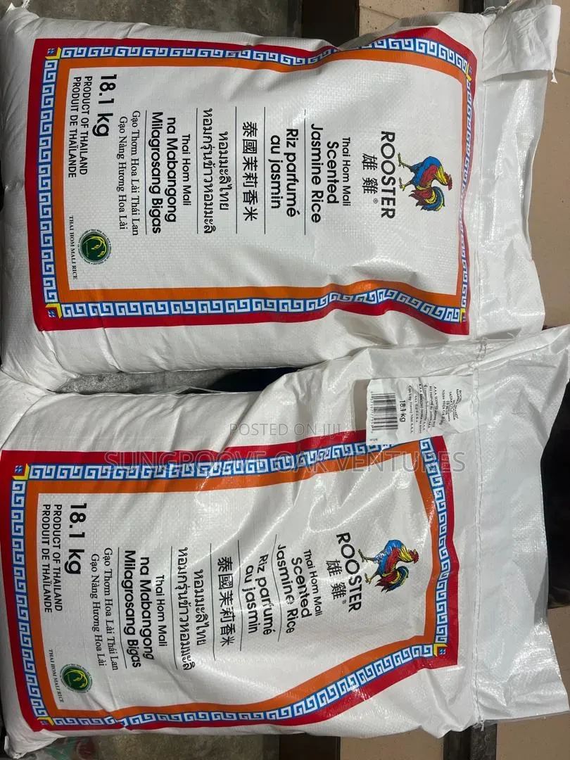 Rooster Jasmine Rice 18.1 Kg