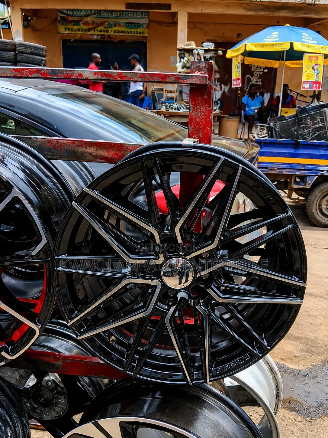Premium Gloss Black Flow Forming Alloy Rim 16"