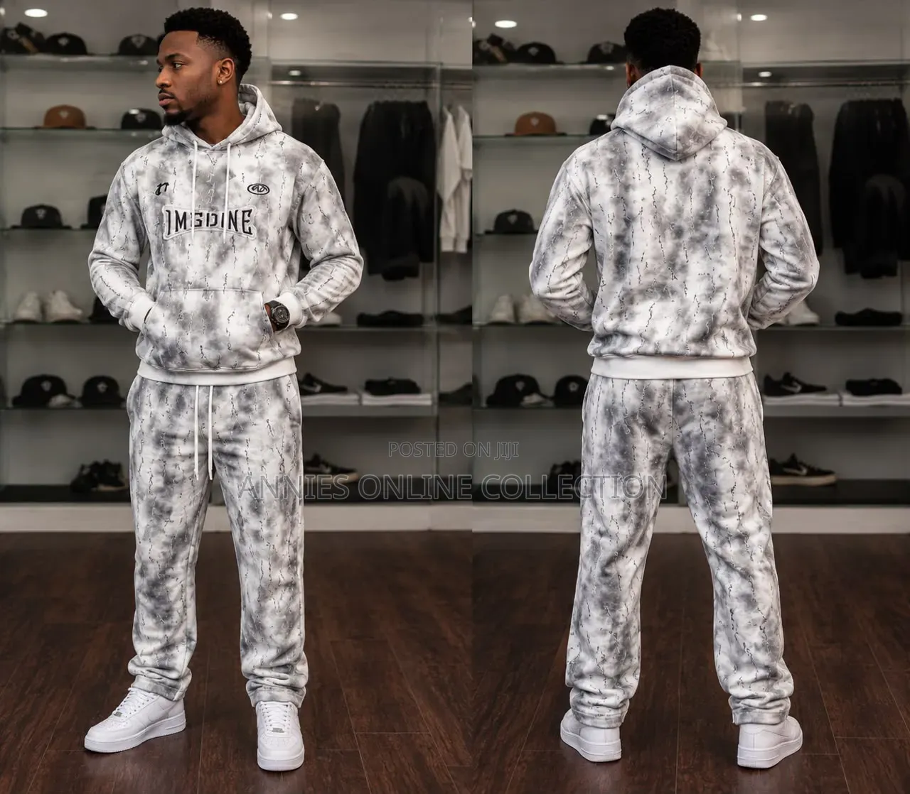 Classic Unisex Hoodie Tracksuits Thick Fabric