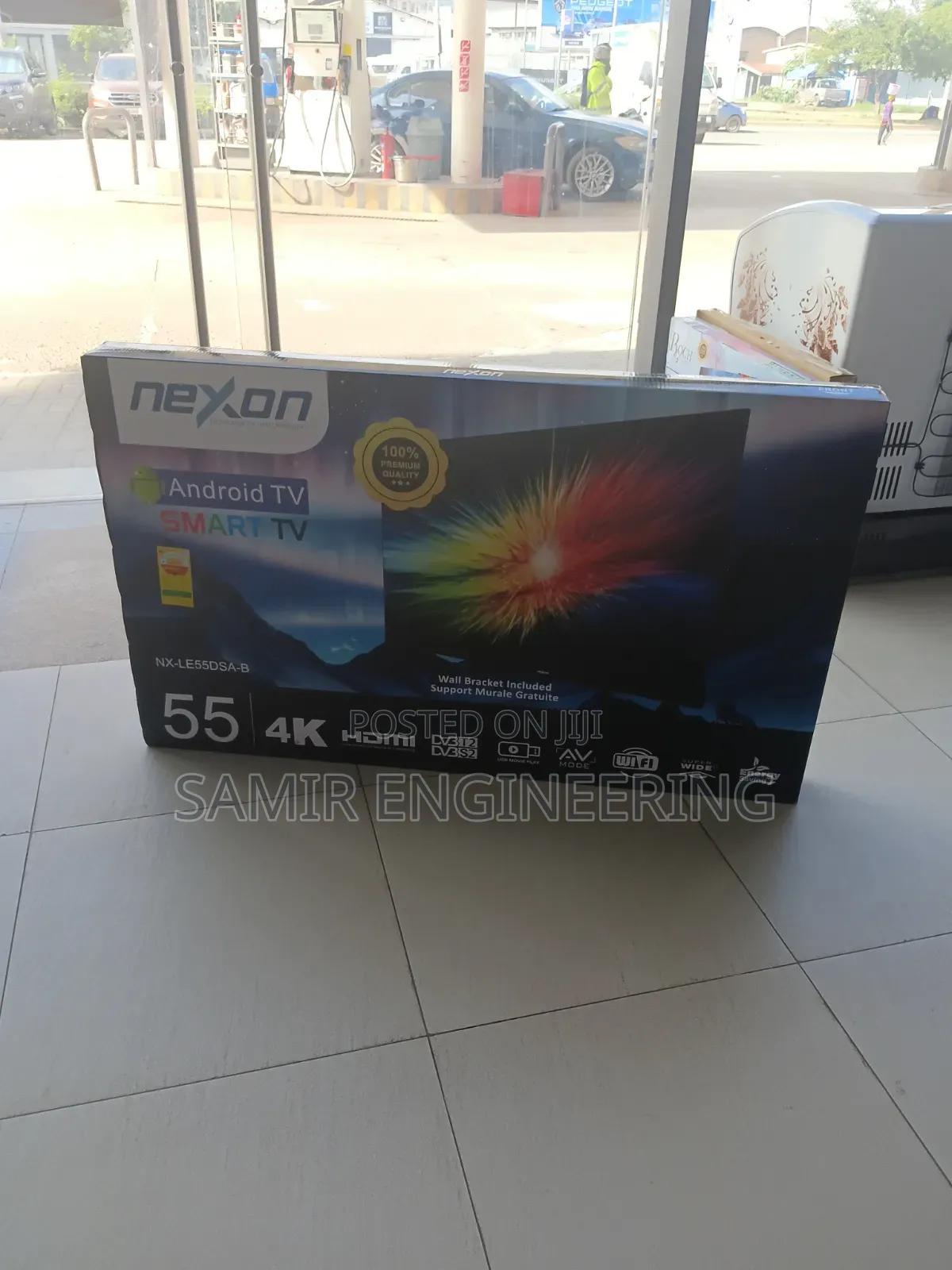 Nexon 55" Uhd Frameless Smart Tv (Nx-Le55dsa-B)