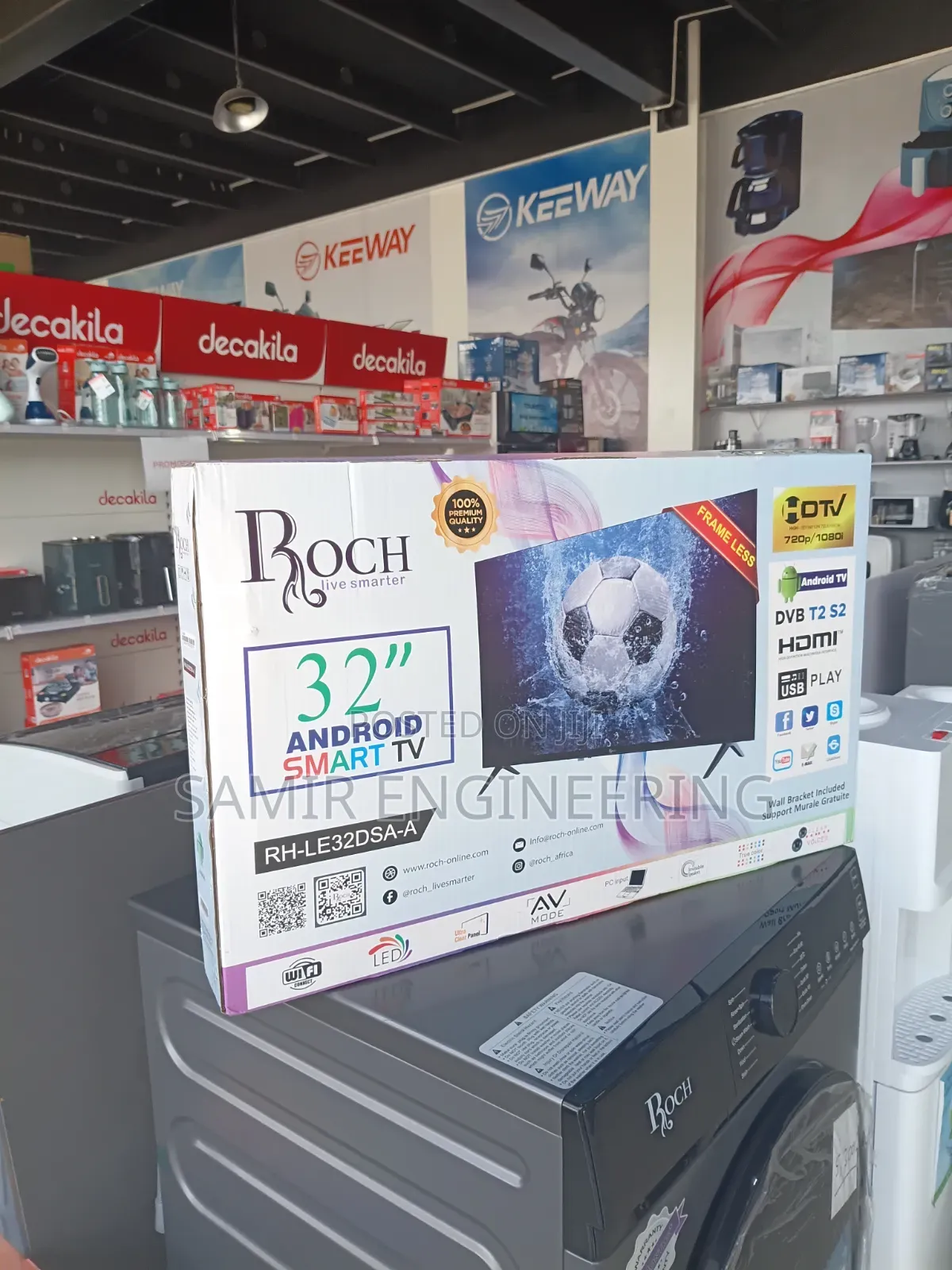 Roch 32-Inch Hd Ready Smart Android Tv (Rh-Le32dsa)