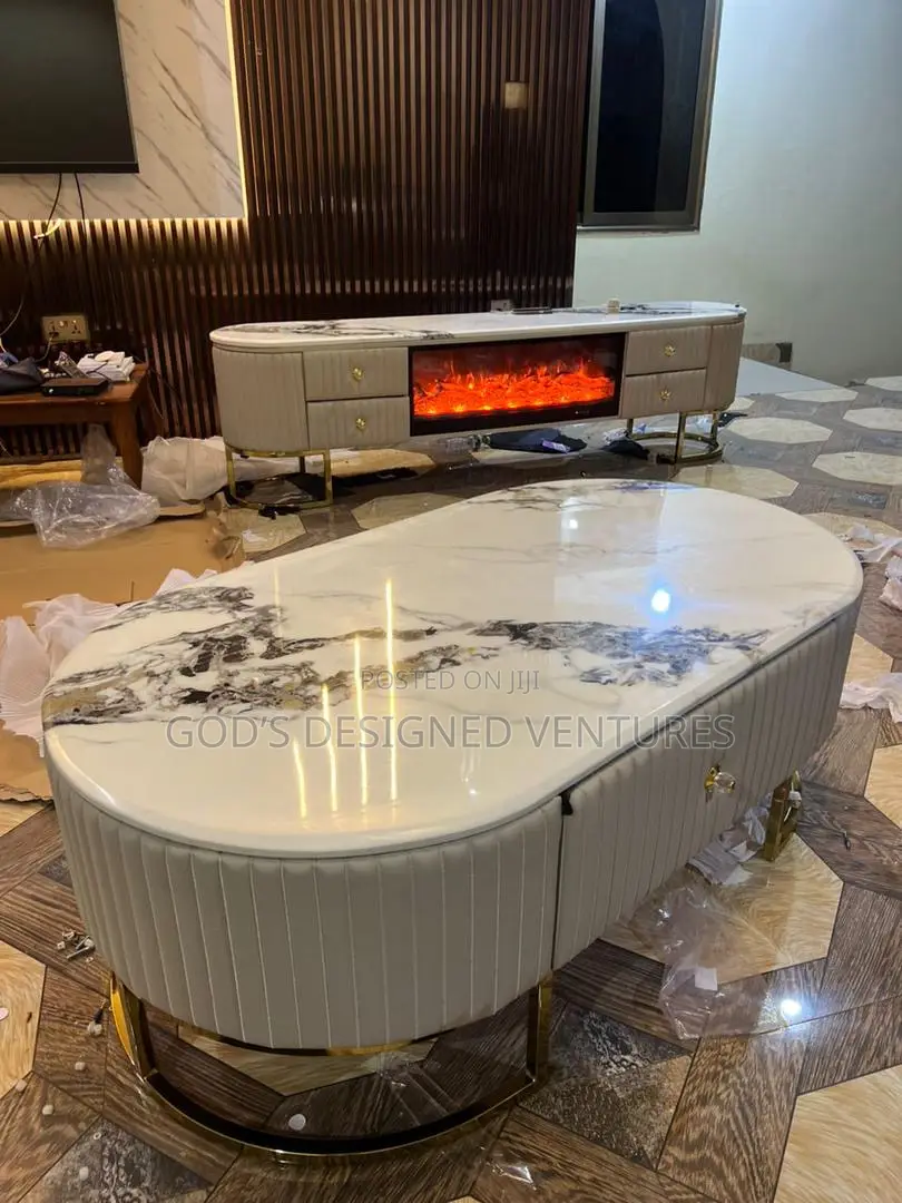 Classic and Modern Center Table With Tvstand
