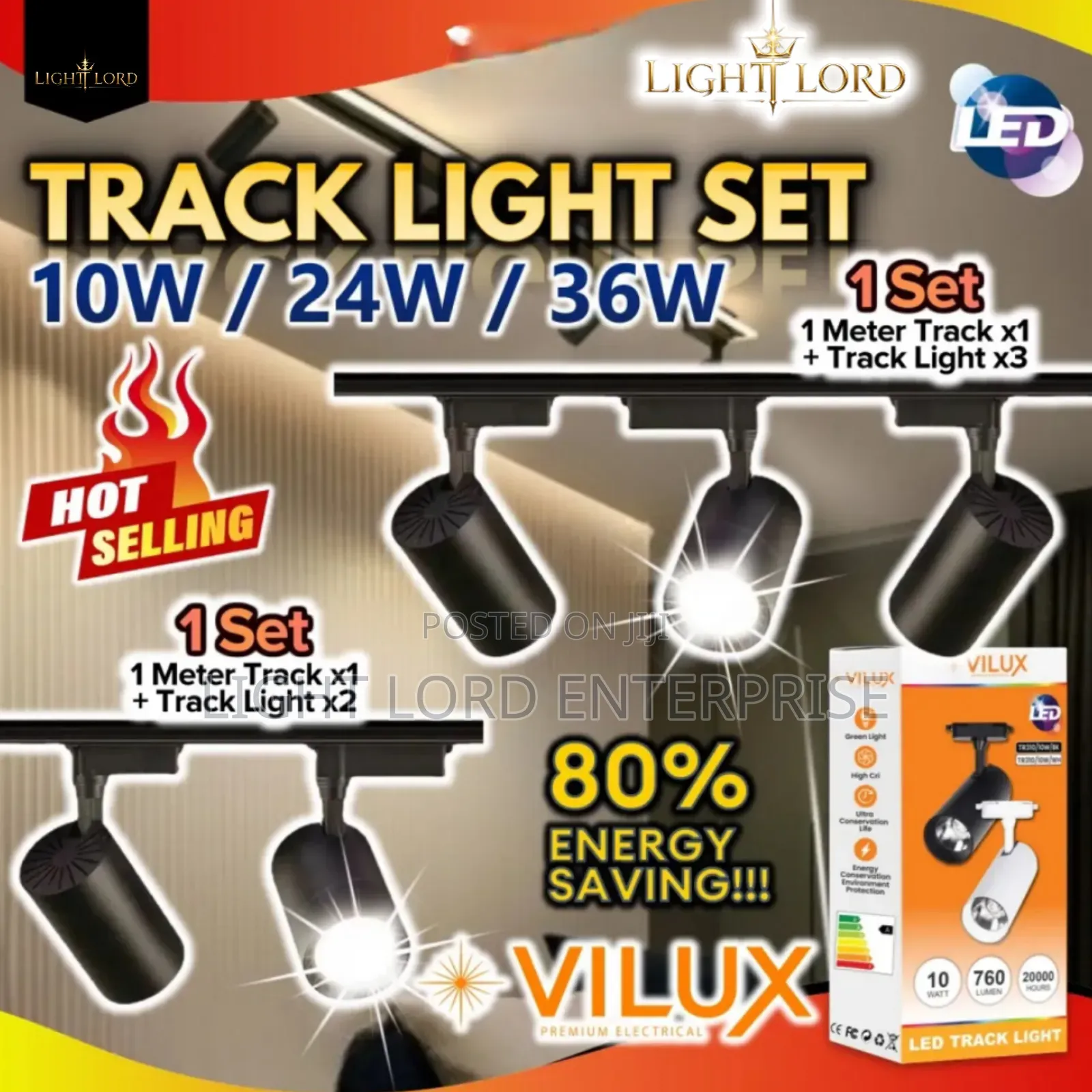 80% Energy Saving Track Light 30watts