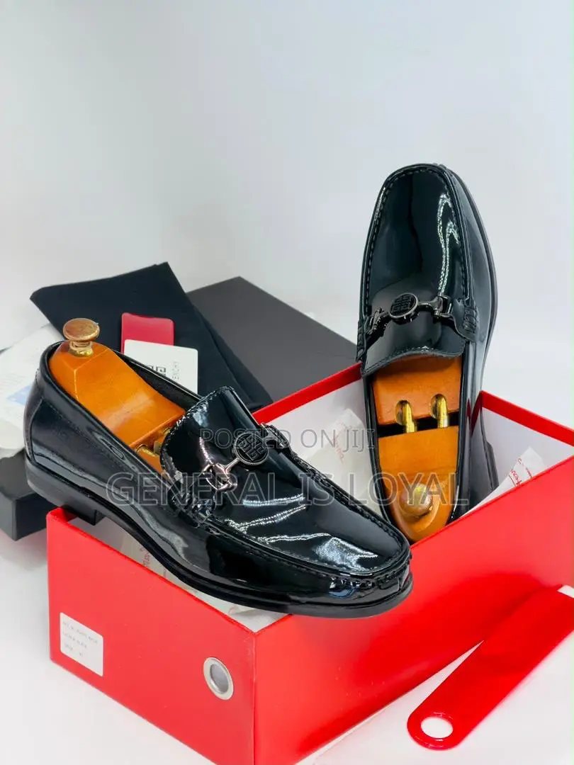 Givenchy Black Mirror Men’S Leather Shoe