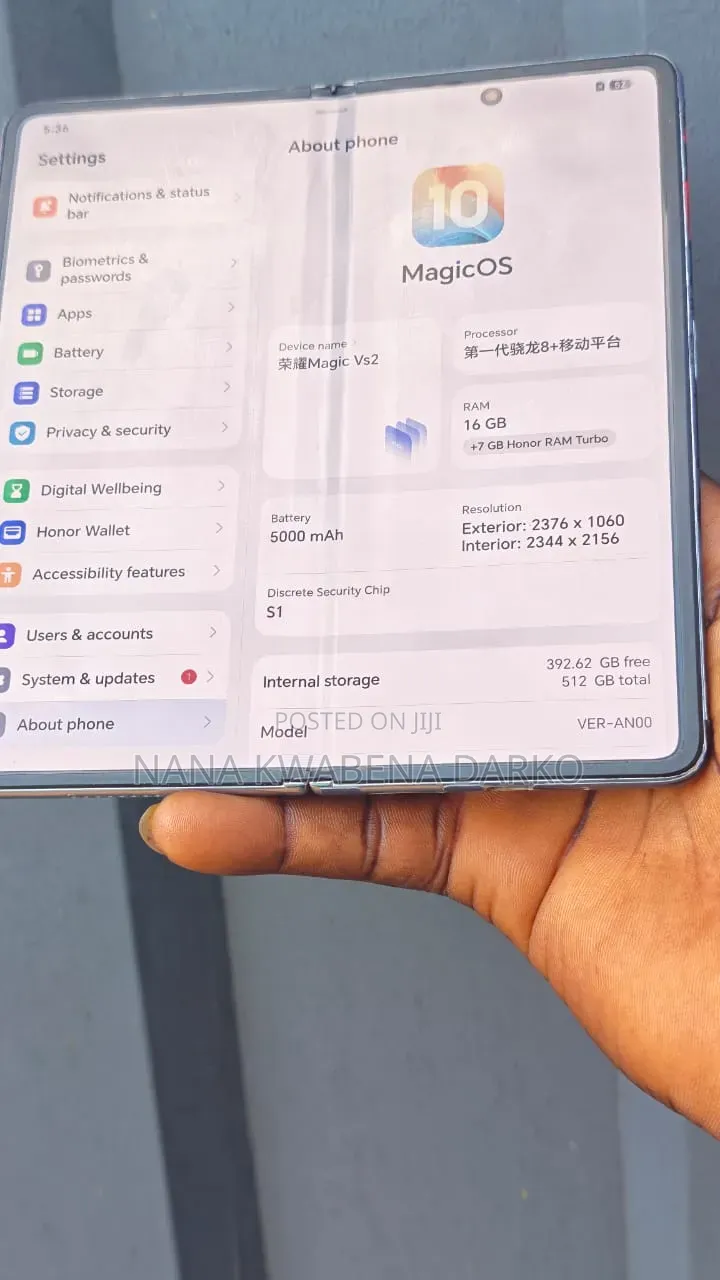 Honor Magic Vs 512 GB Blue