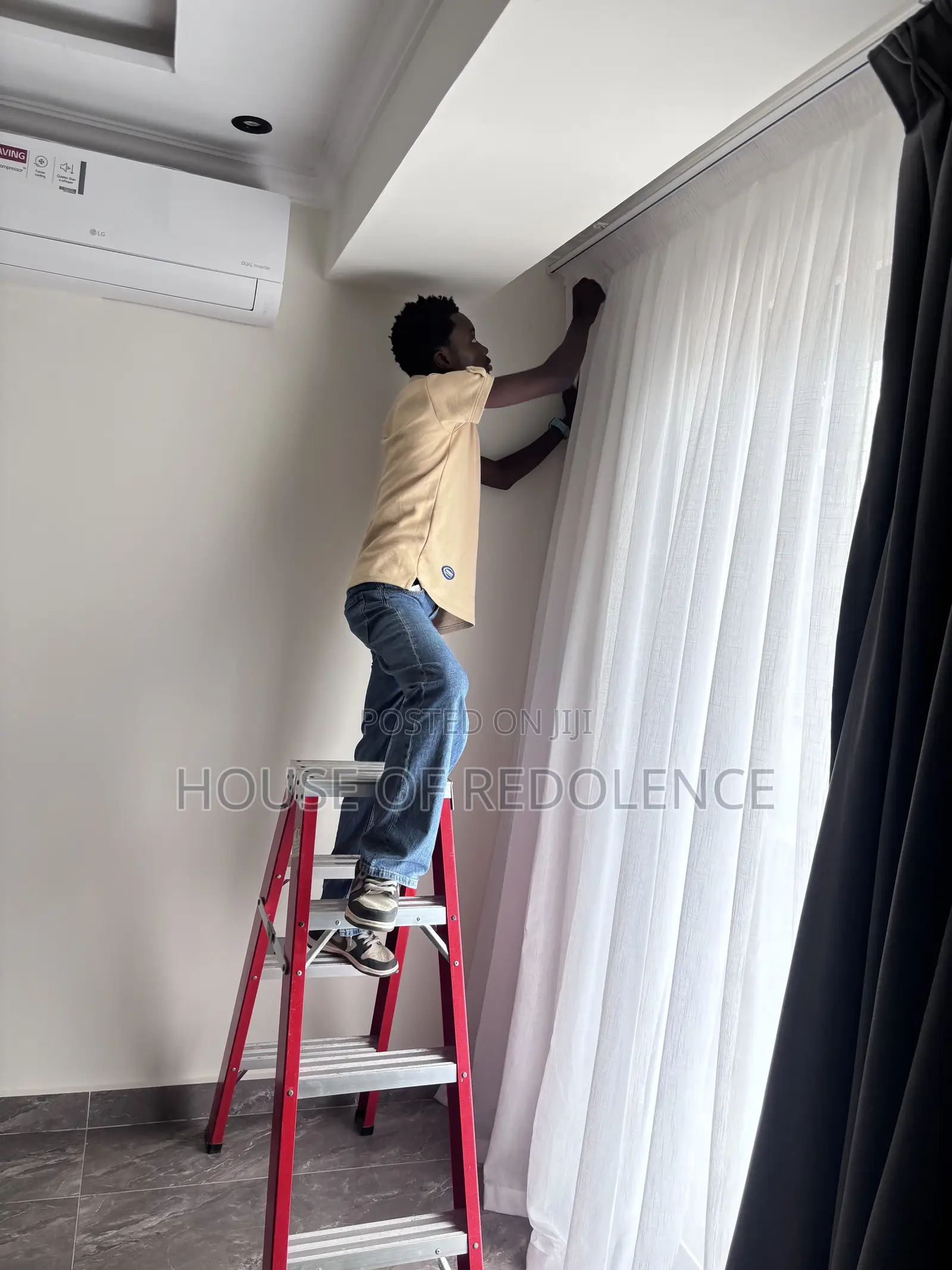 Interior Curtains Manufacturing and Fixing
