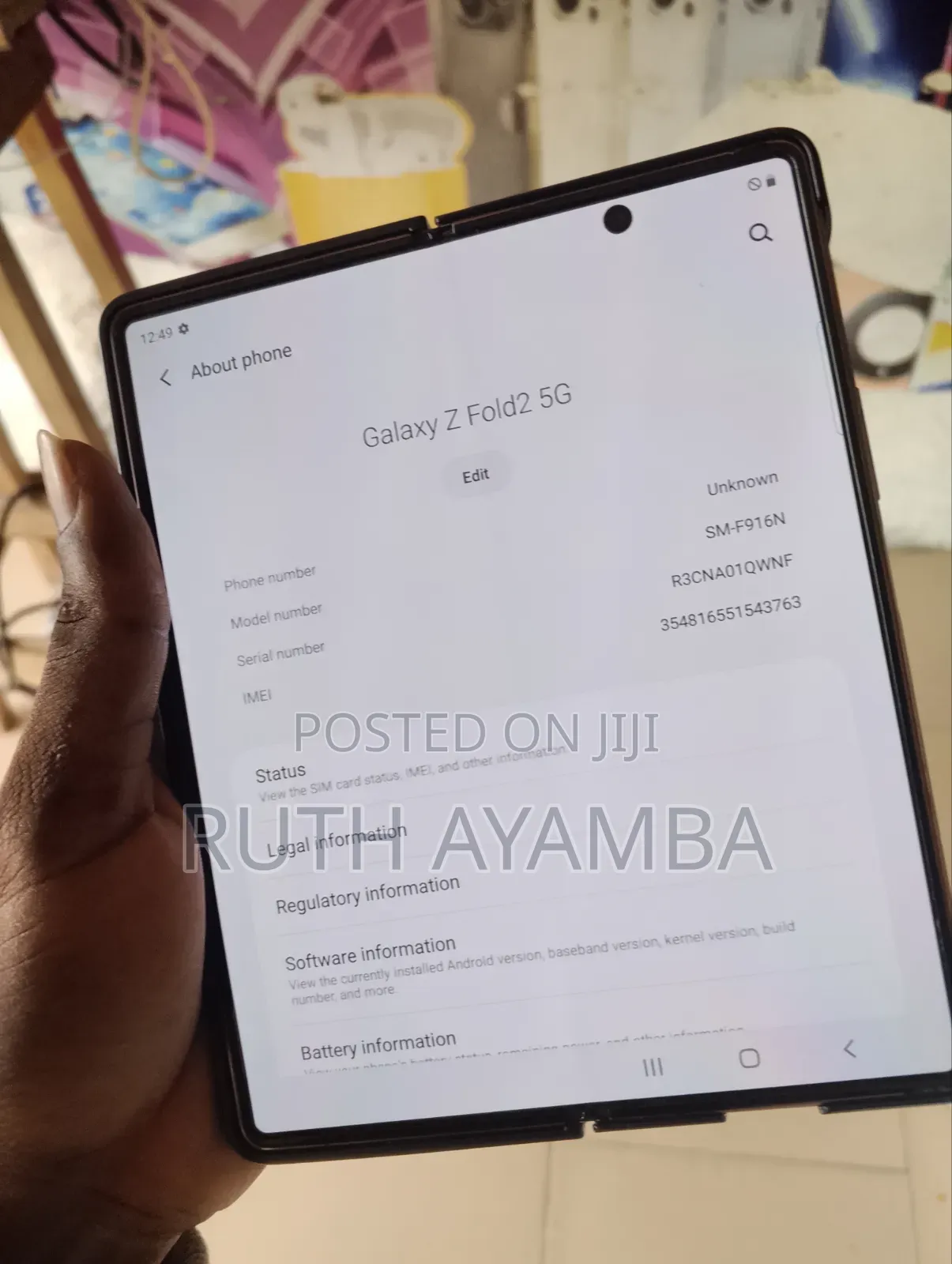 Samsung Galaxy Z Fold 2 256 GB Black