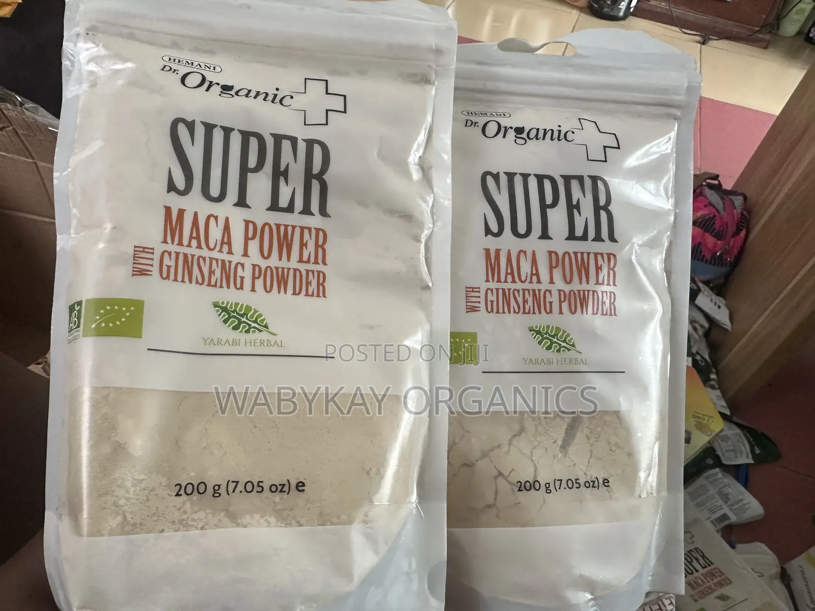 Dr Organic Maca Ashwaganda, Ginseng Powder