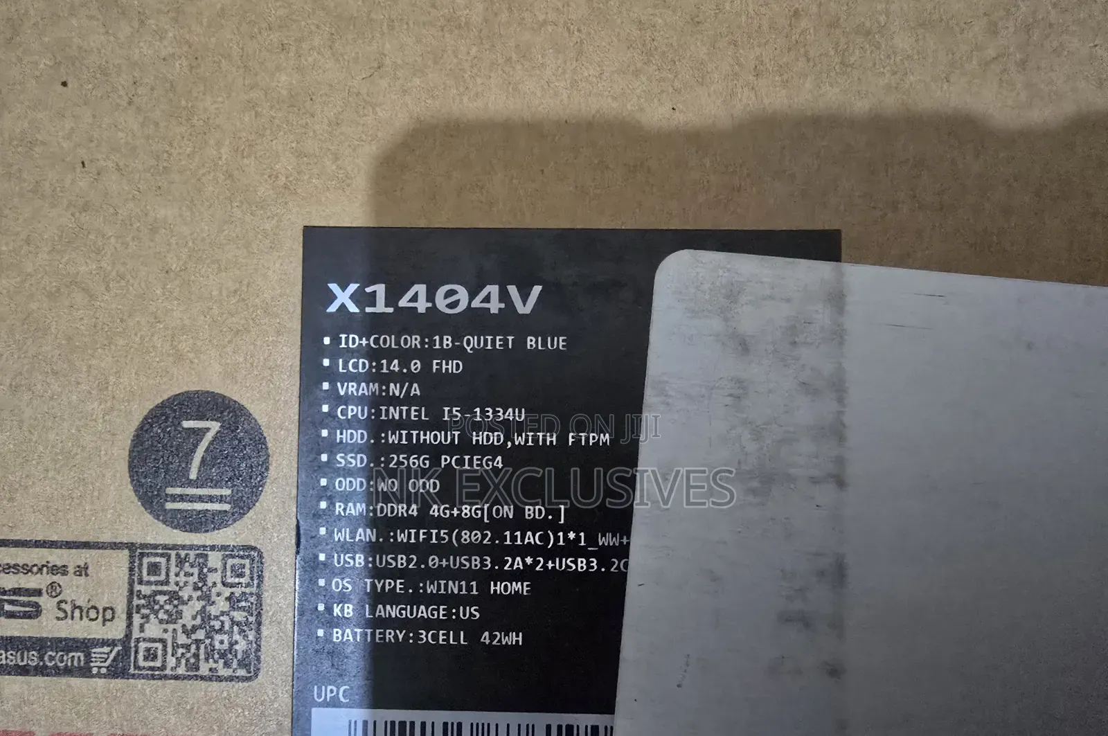 New Laptop Asus Vivobook 14 12GB Intel Core i5 SSD 256GB