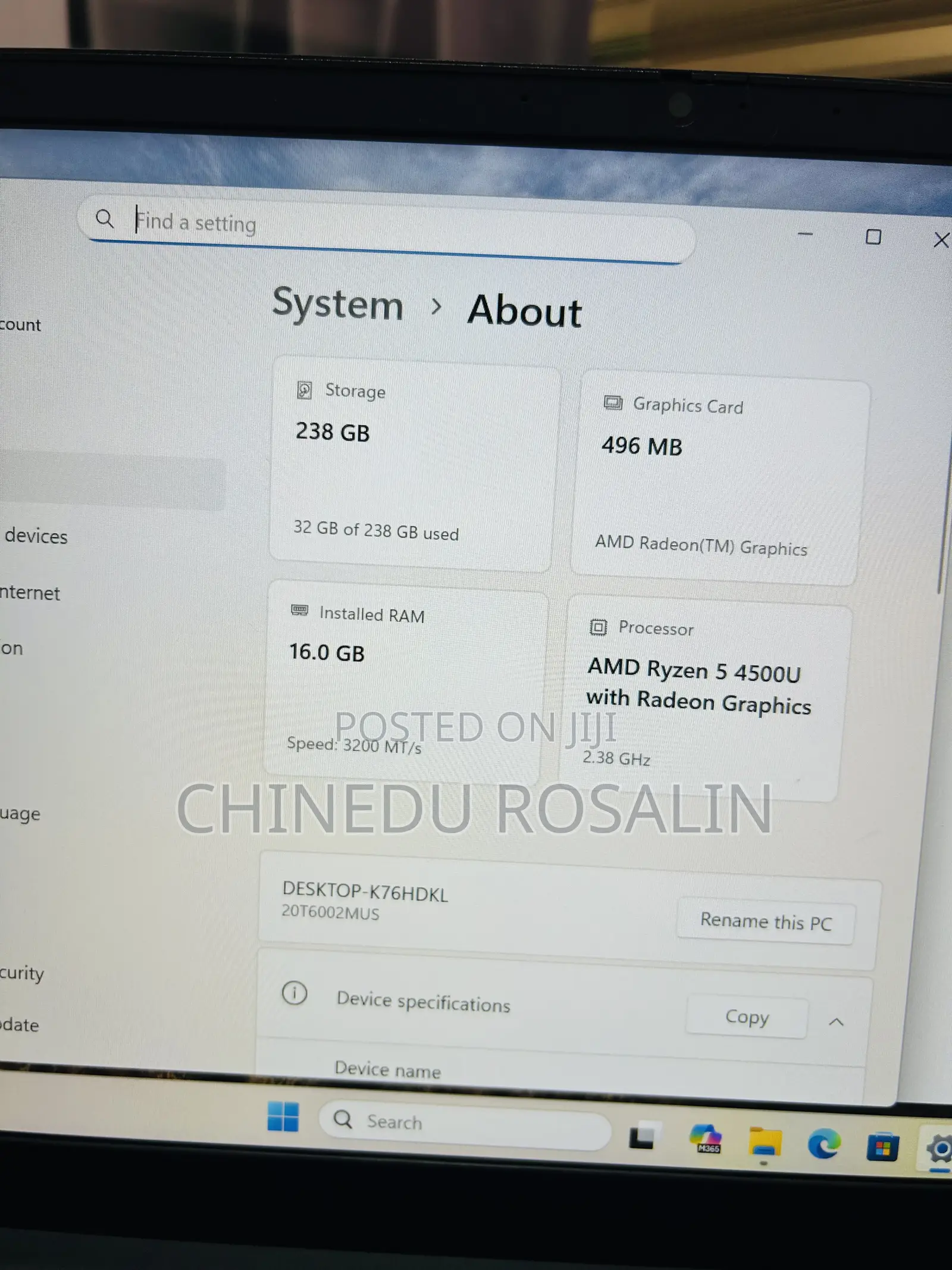 Laptop Lenovo ThinkPad E14 Gen 2 16GB AMD Ryzen 5 SSD 256GB